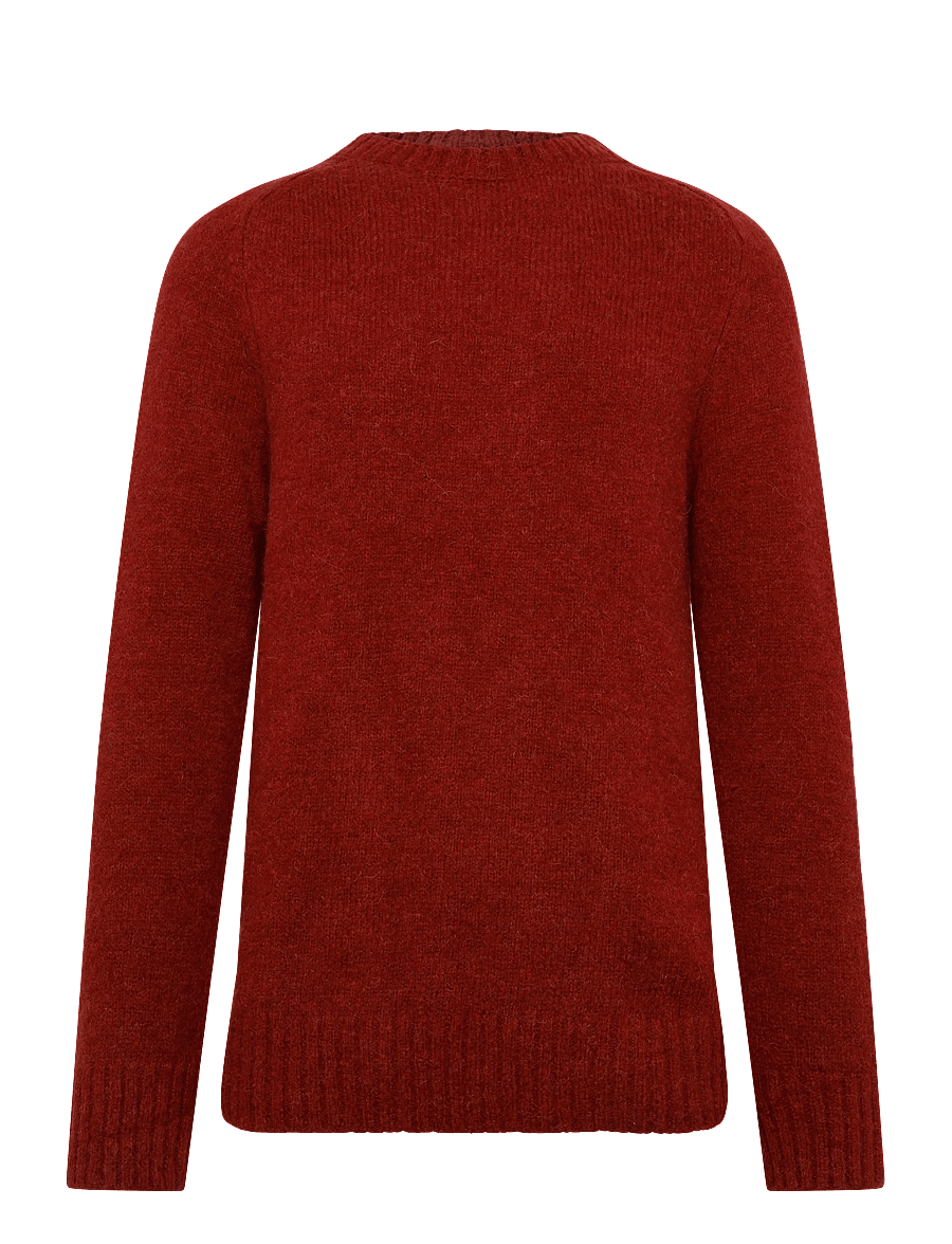 Mos Mosh Gallery - MMGCarlos Crew Neck Knit - rundhals - burnt russet - 0