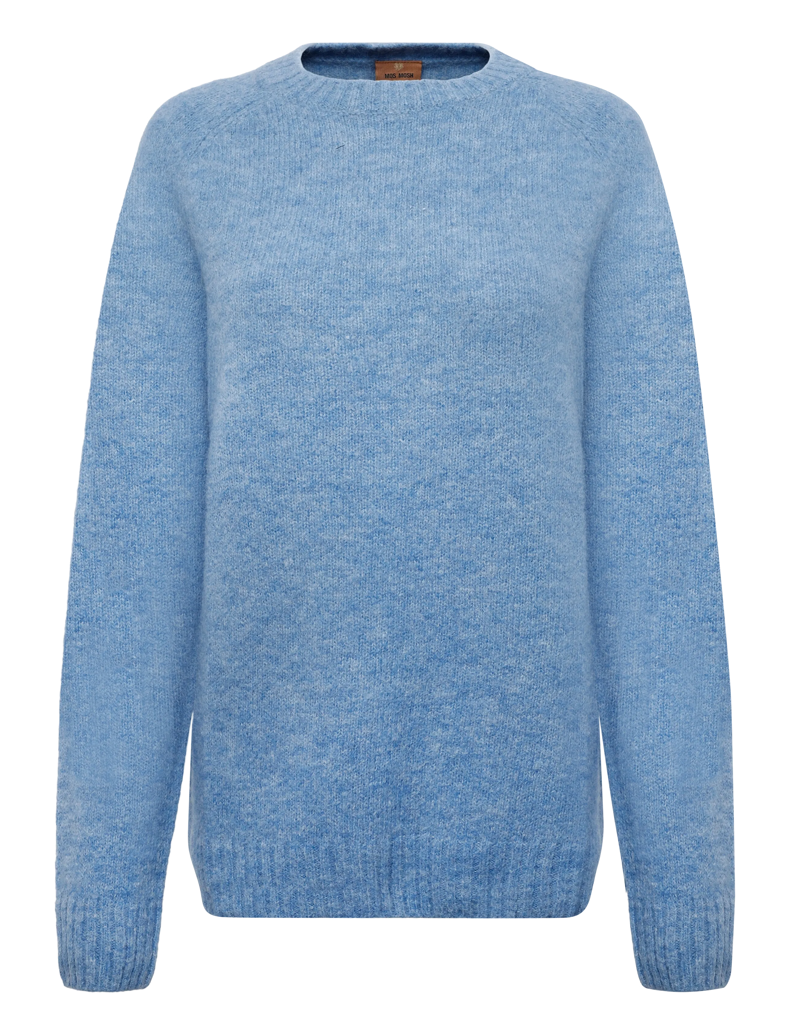 Mos Mosh Gallery MMGCarlos Crew Neck Knit - Nach Anlass kaufen - LIGHT BLUE MELANGE / blue