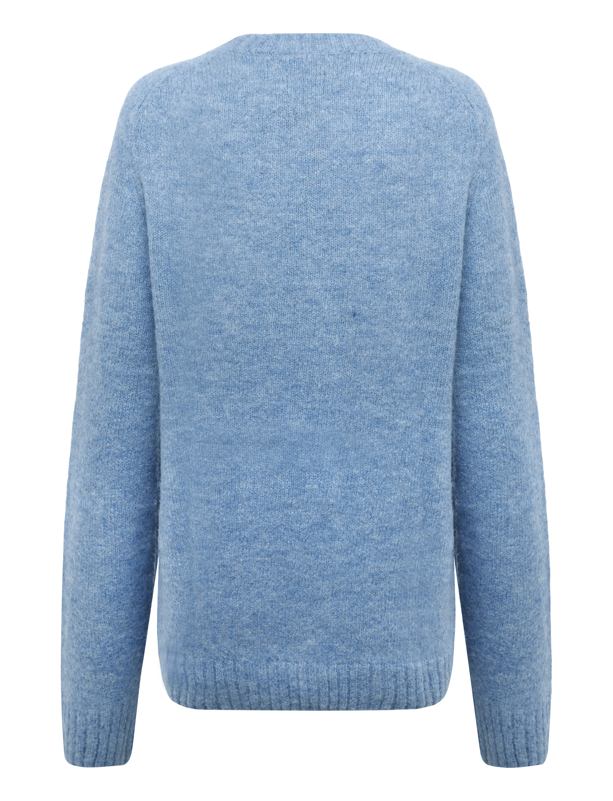 Mos Mosh Gallery - MMGCarlos Crew Neck Knit - rundhals - light blue melange - 1