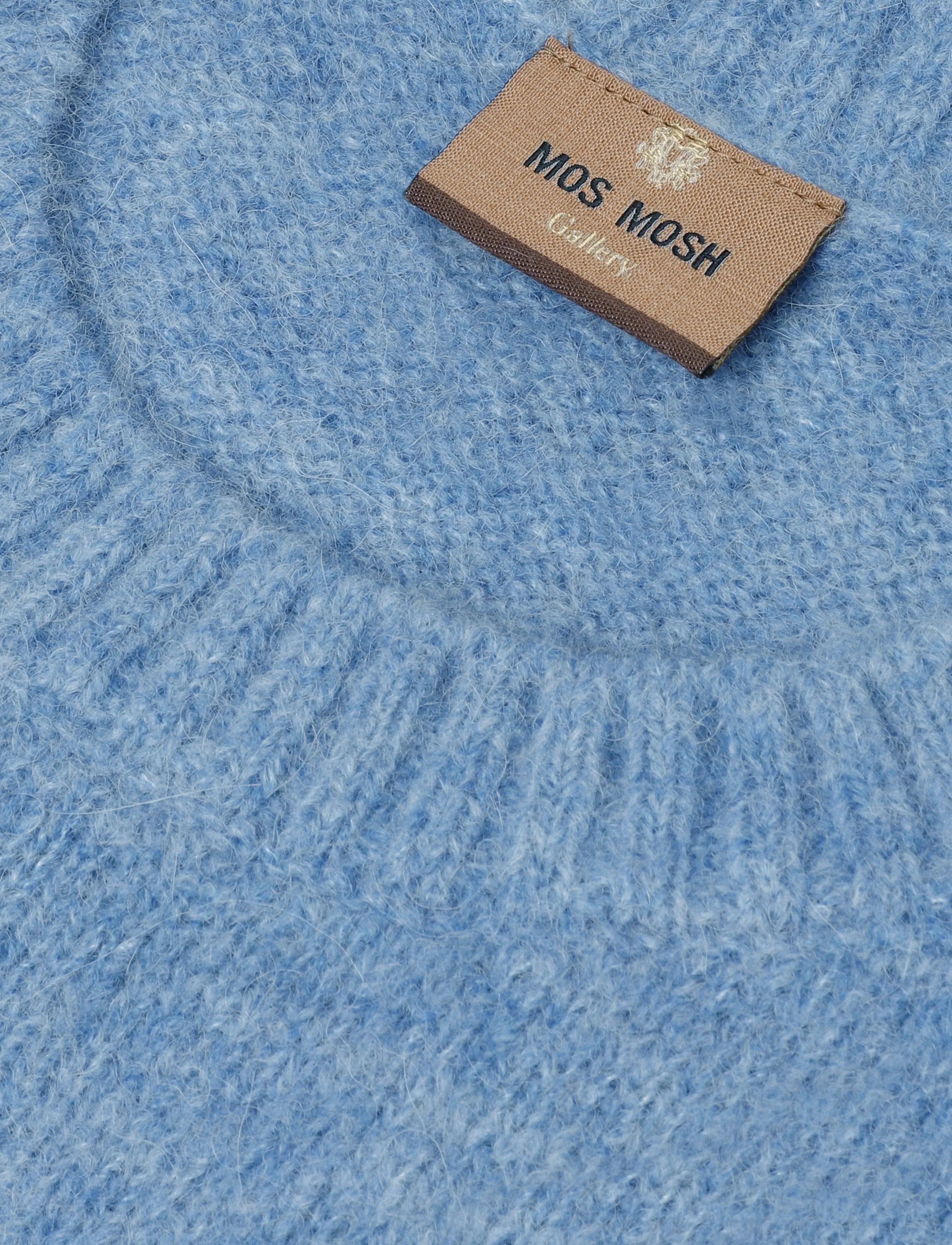 Mos Mosh Gallery - MMGCarlos Crew Neck Knit - rundhals - light blue melange - 2