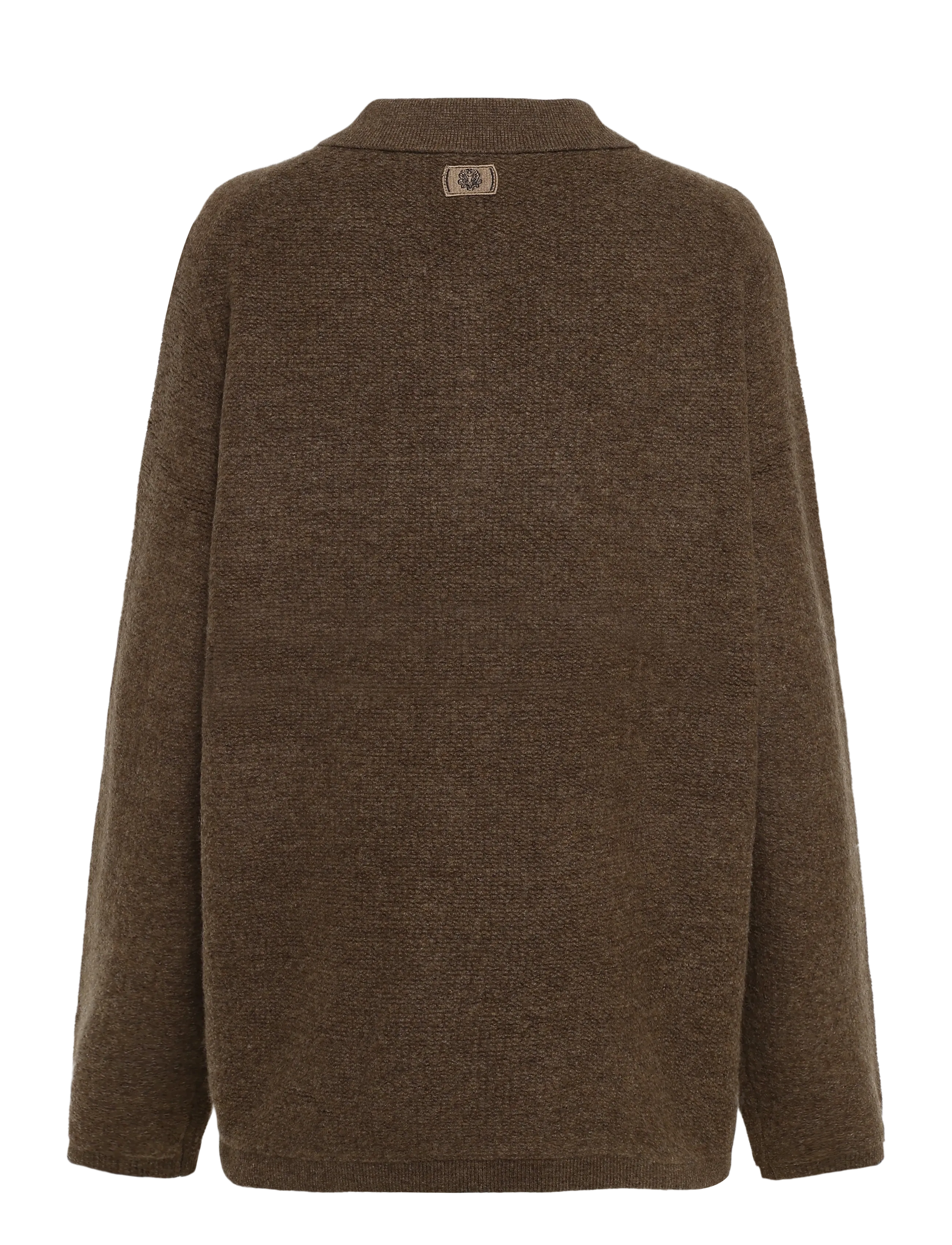 Mos Mosh Gallery - MMGRyan Soft Polo Zip Knit - toasted coconut - 1