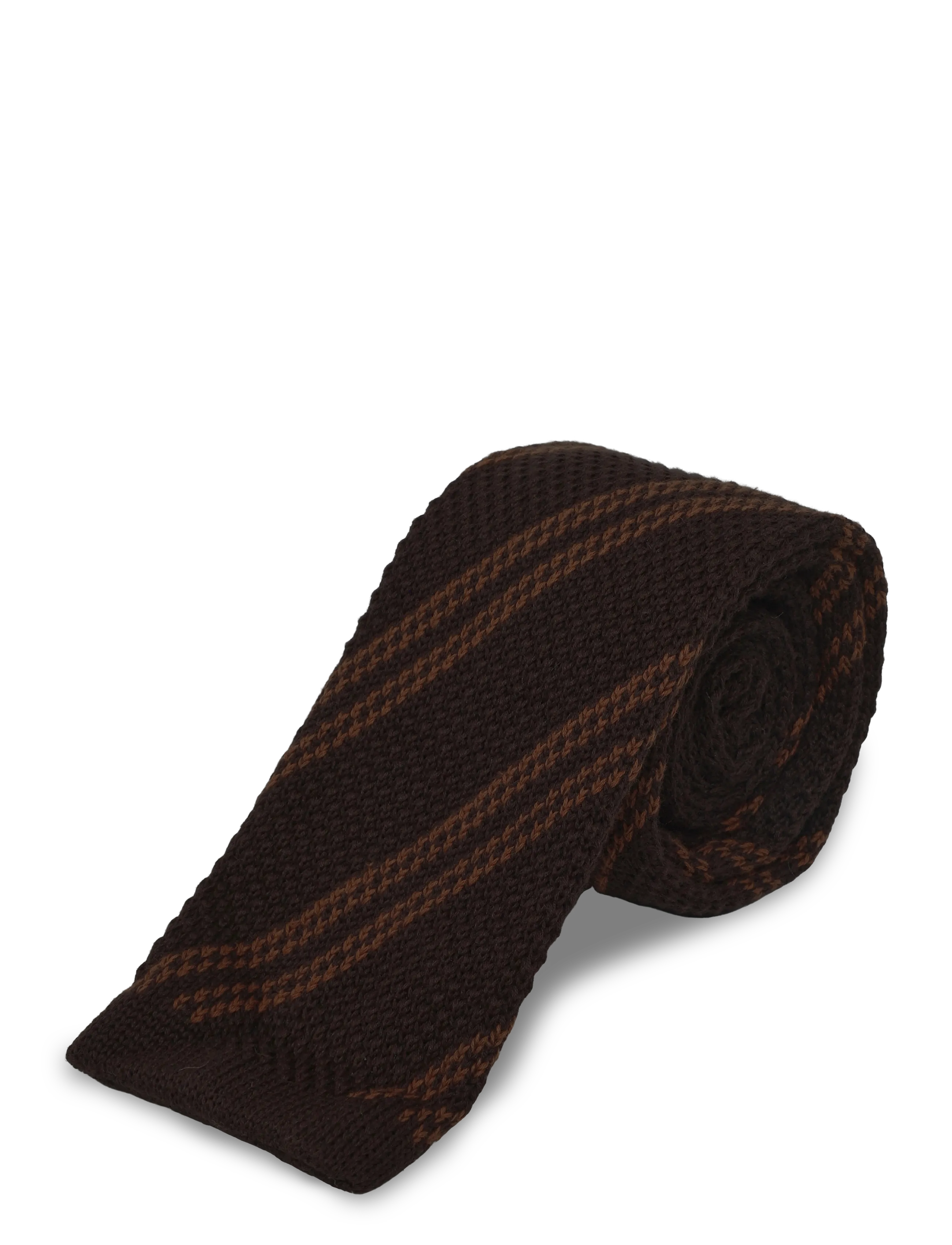 Mos Mosh Gallery - MMGMaze Stripe Knit Tie - black coffee - 2