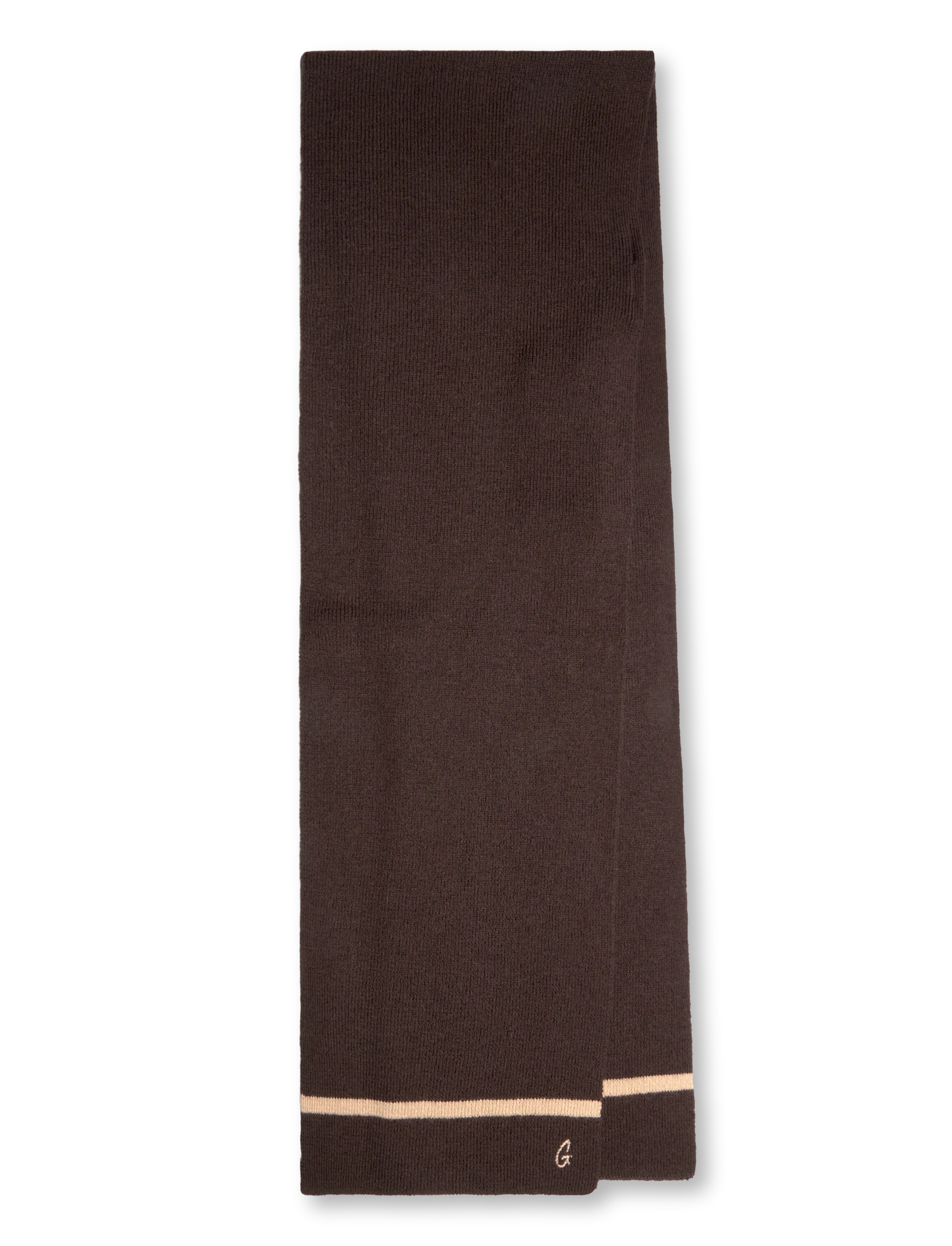 Mos Mosh Gallery - MMGKyle Wool Knit Scarf - talvesallid - black coffee - 0