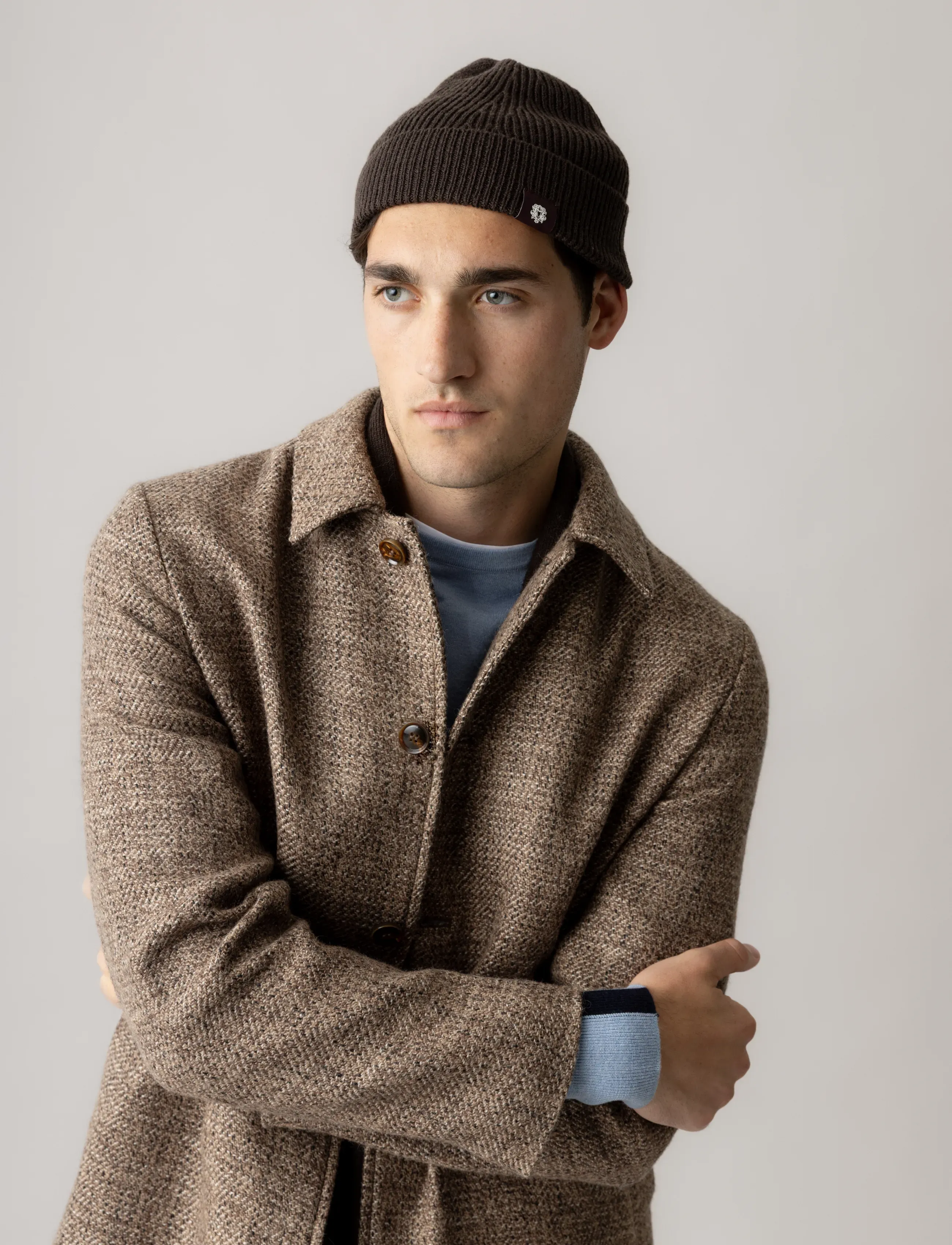 Mos Mosh Gallery - MMGKyle Wool Knit Hat - shop efter anledning - black coffee - 3