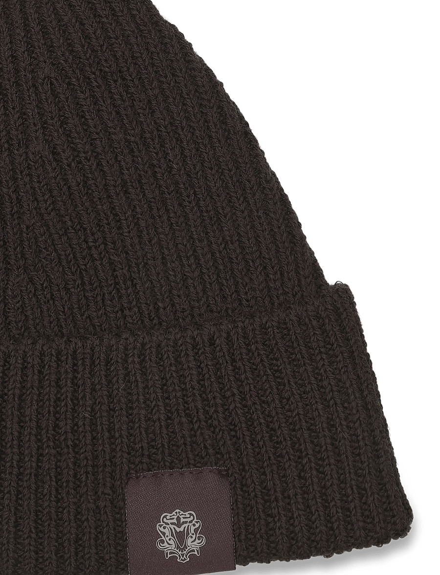 Mos Mosh Gallery - MMGKyle Wool Knit Hat - nach anlass kaufen - black coffee - 2