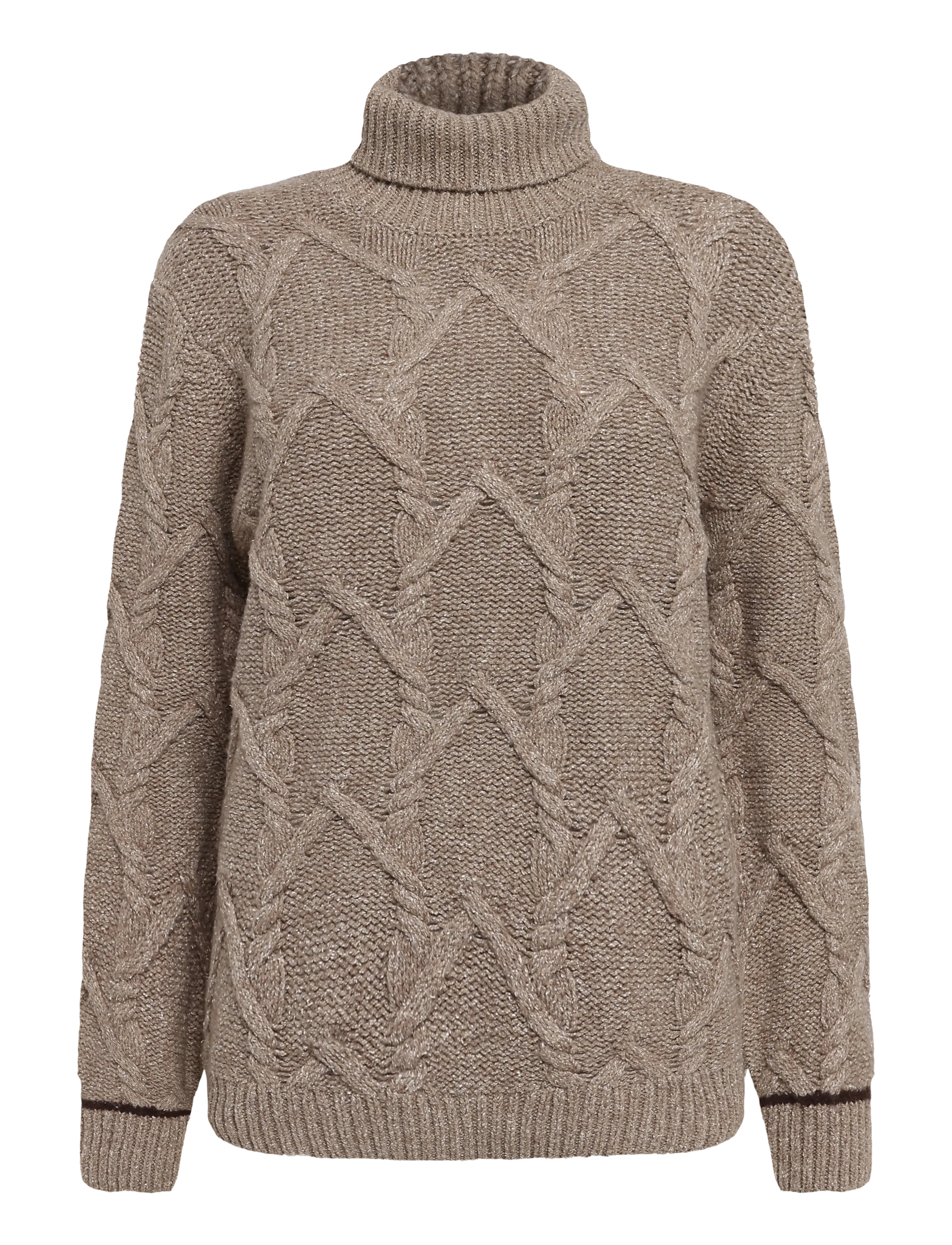 Mos Mosh Gallery MMGBarnie Cable Rollneck Knit - Mos Mosh Gallery - INCENSE / beige