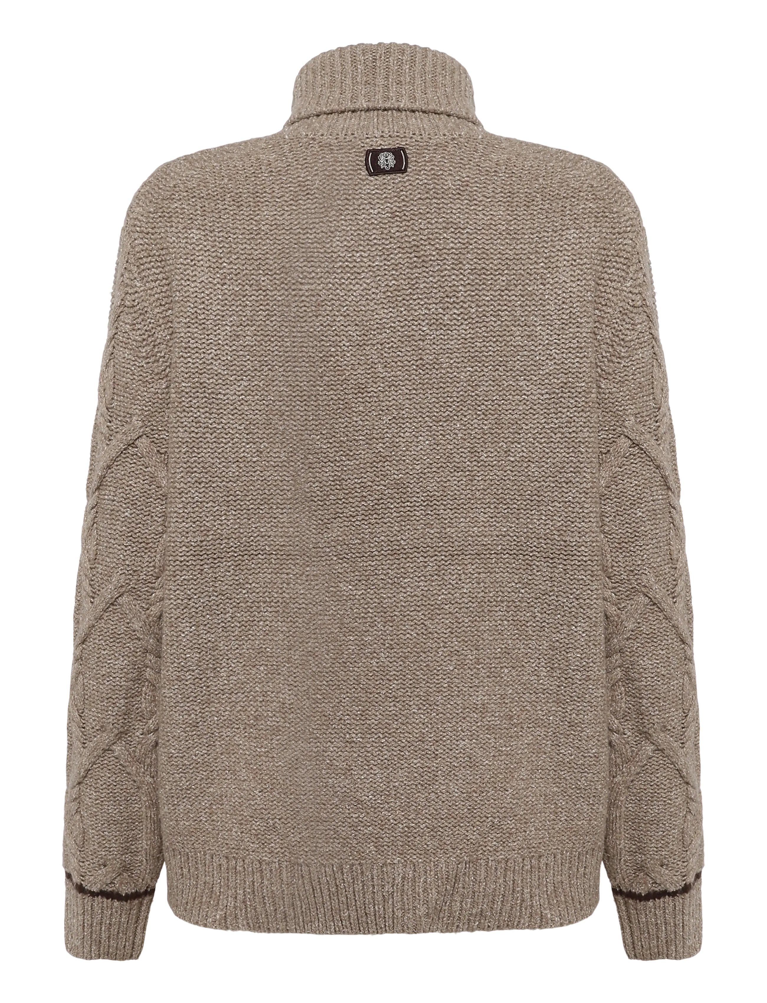 Mos Mosh Gallery - MMGBarnie Cable Rollneck Knit - incense - 1