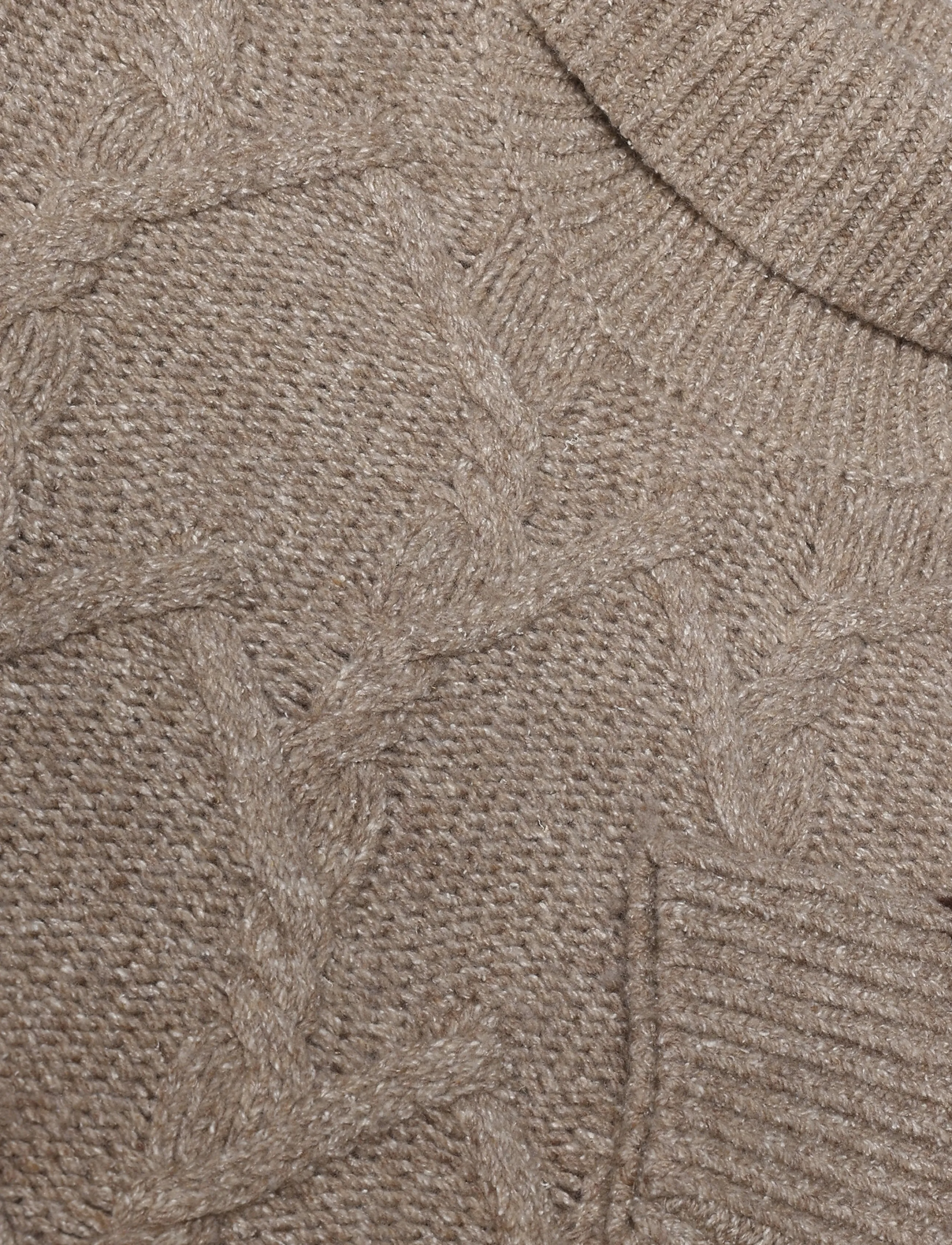 Mos Mosh Gallery - MMGBarnie Cable Rollneck Knit - incense - 2