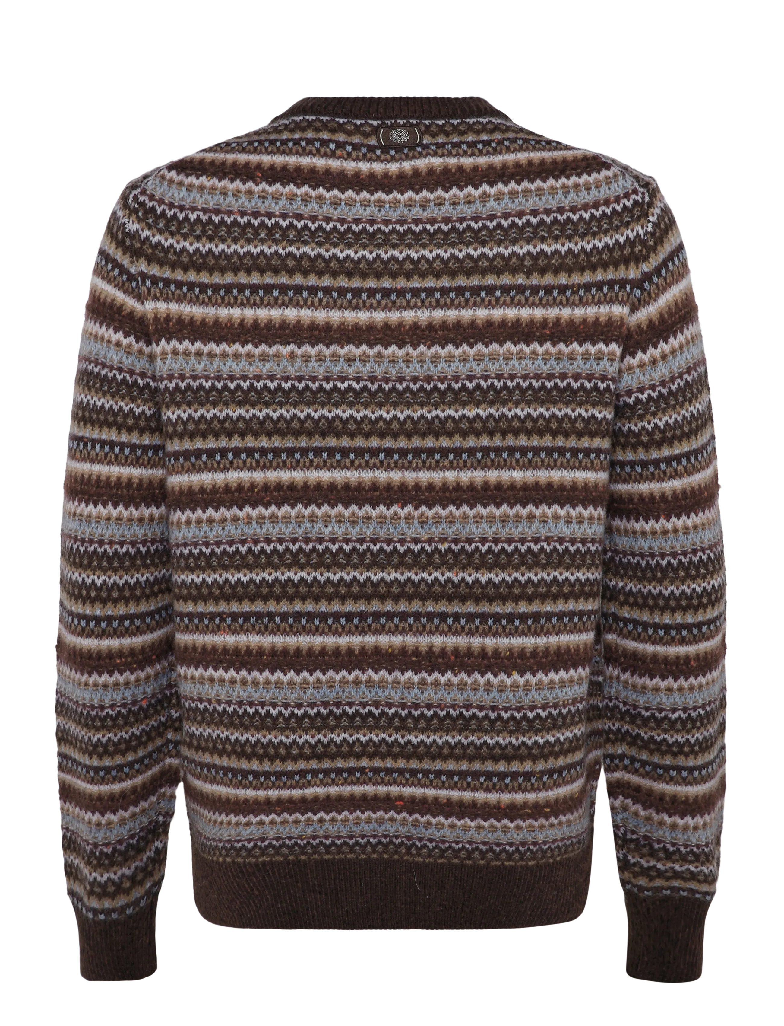 Mos Mosh Gallery - MMGLaporte Pence Crew Neck Knit - chocolate brown - 1