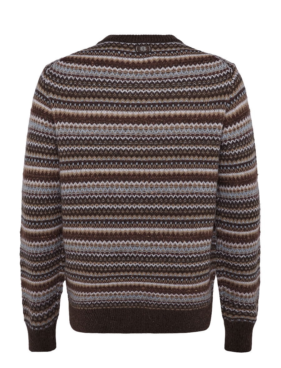 Mos Mosh Gallery - MMGLaporte Pence Crew Neck Knit - rundhals - chocolate brown - 1
