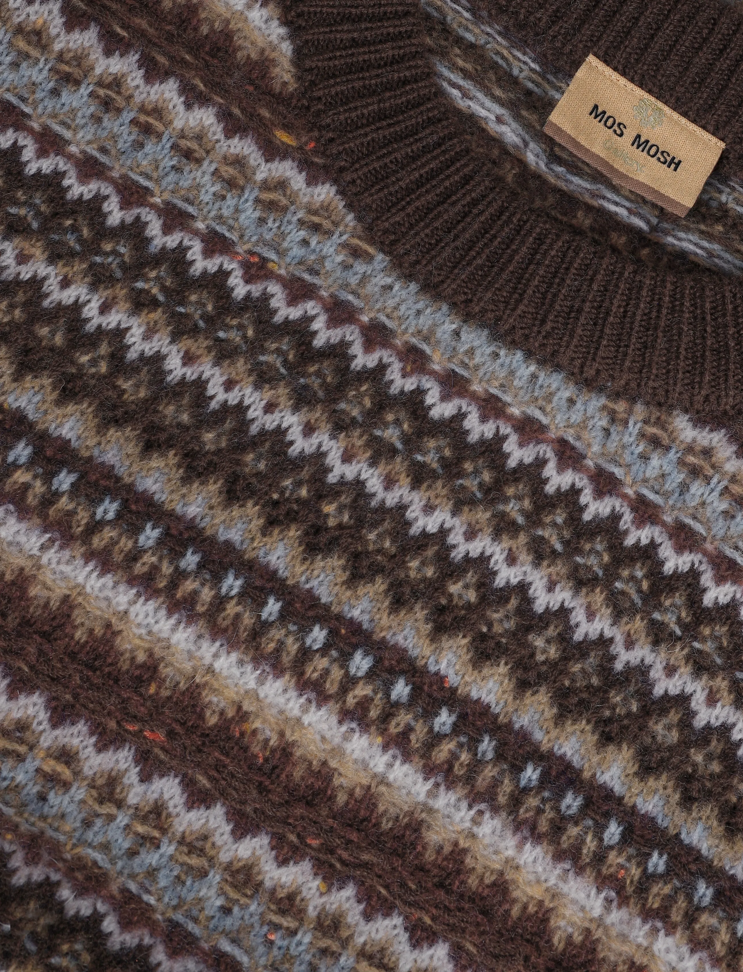 Mos Mosh Gallery - MMGLaporte Pence Crew Neck Knit - chocolate brown - 2