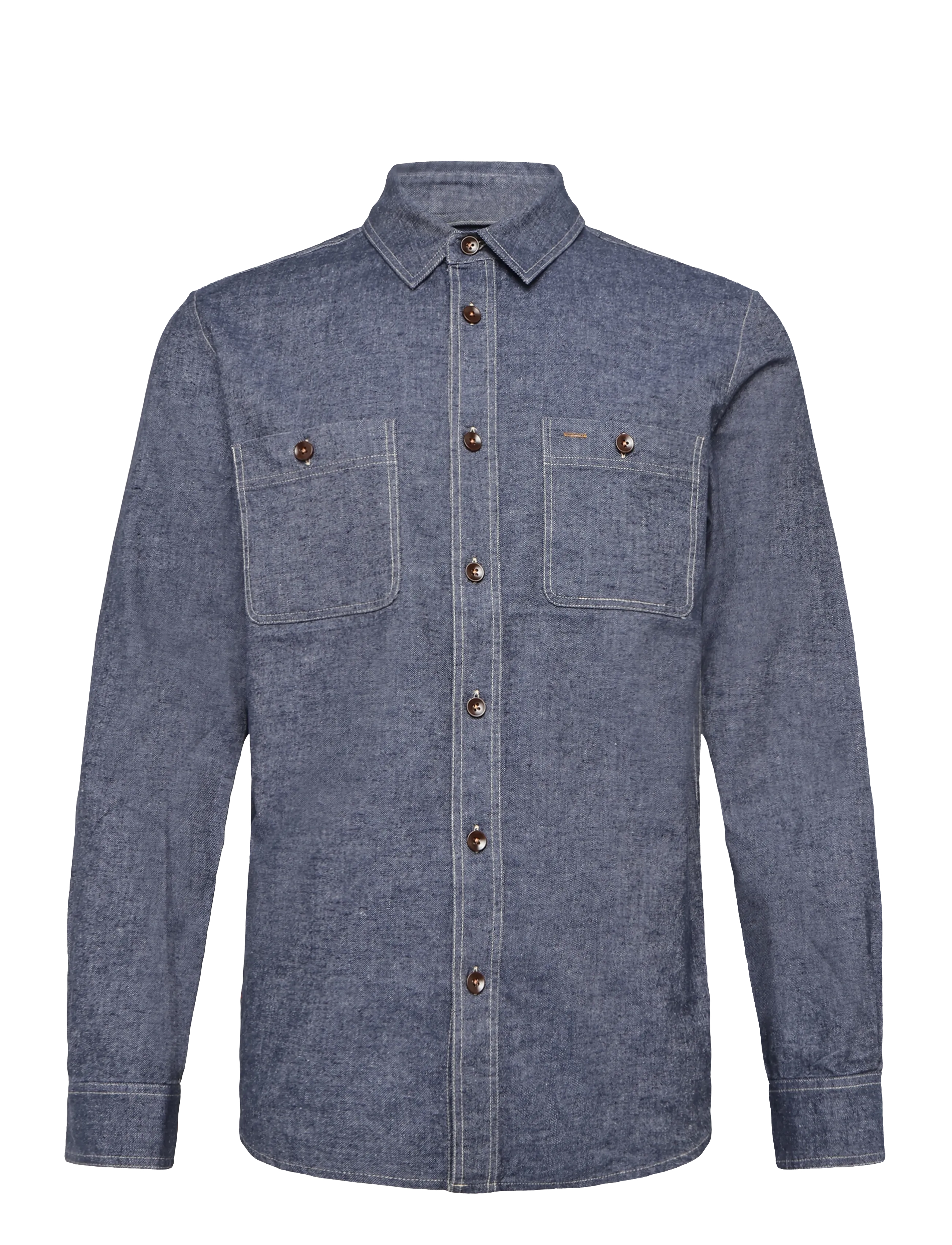 Mos Mosh Gallery MMGNorbert Denim Shirt - Tøj - VINTAGE INDIGO / blue