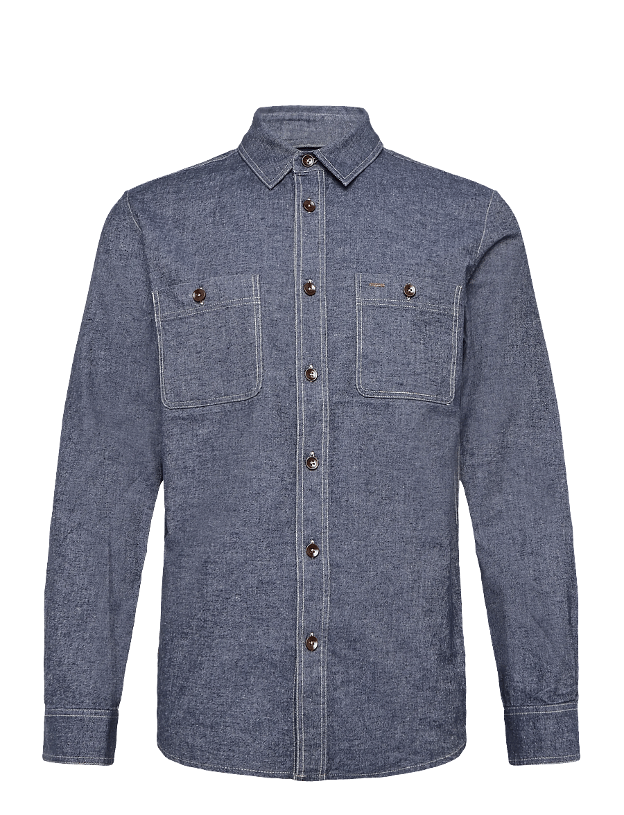 Mos Mosh Gallery - MMGNorbert Denim Shirt - jeanshemden - vintage indigo - 0