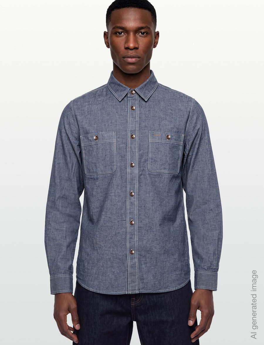 Mos Mosh Gallery - MMGNorbert Denim Shirt - jeanshemden - vintage indigo - 3