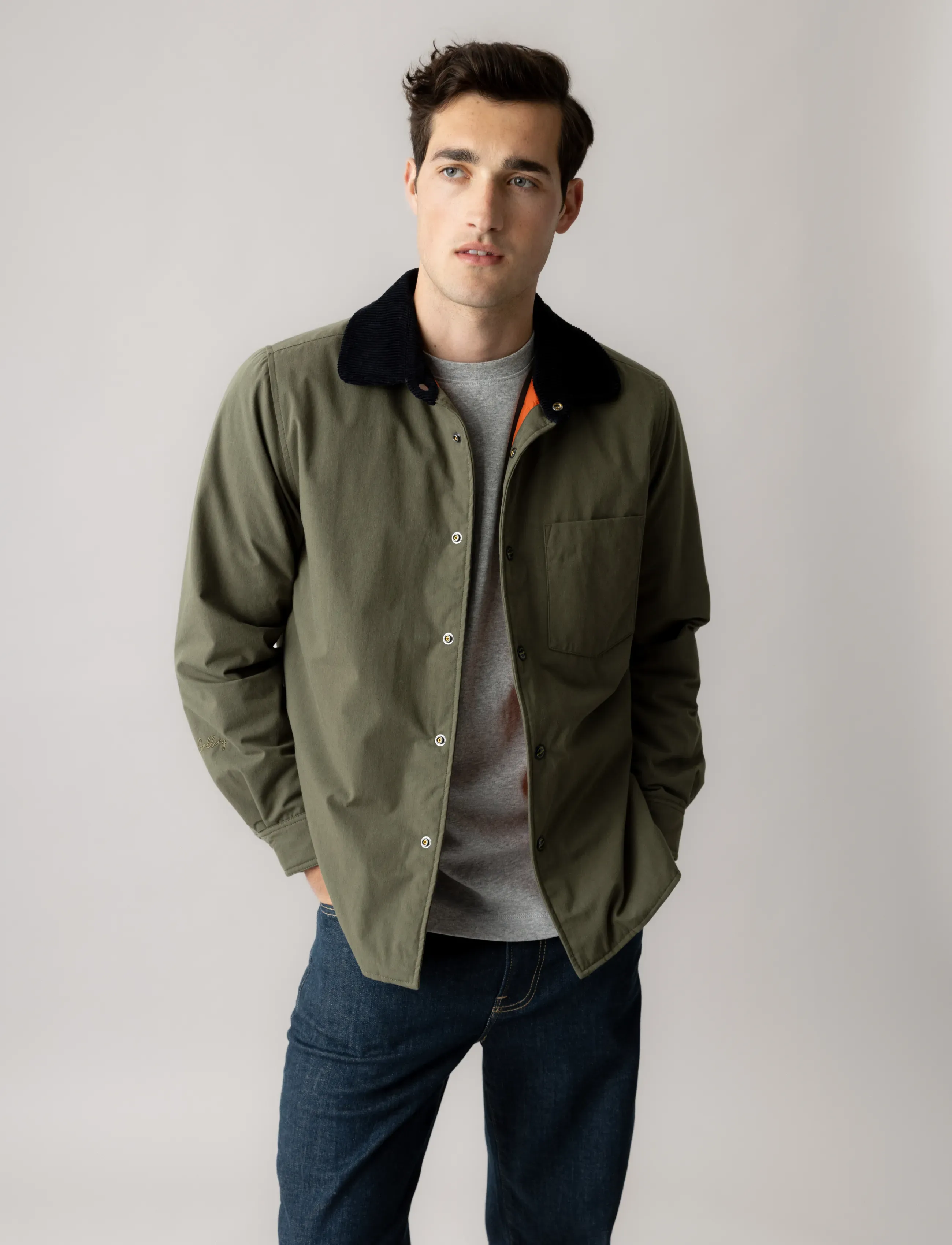 Mos Mosh Gallery - MMGCallum Jacket - haustjakkar - olive night - 3