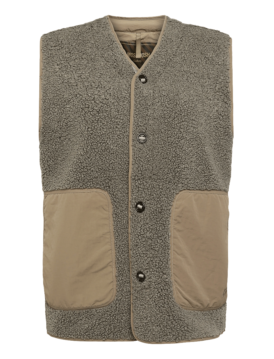 Mos Mosh Gallery - MMGHarry Waistcoat - westen - dusty olive - 0
