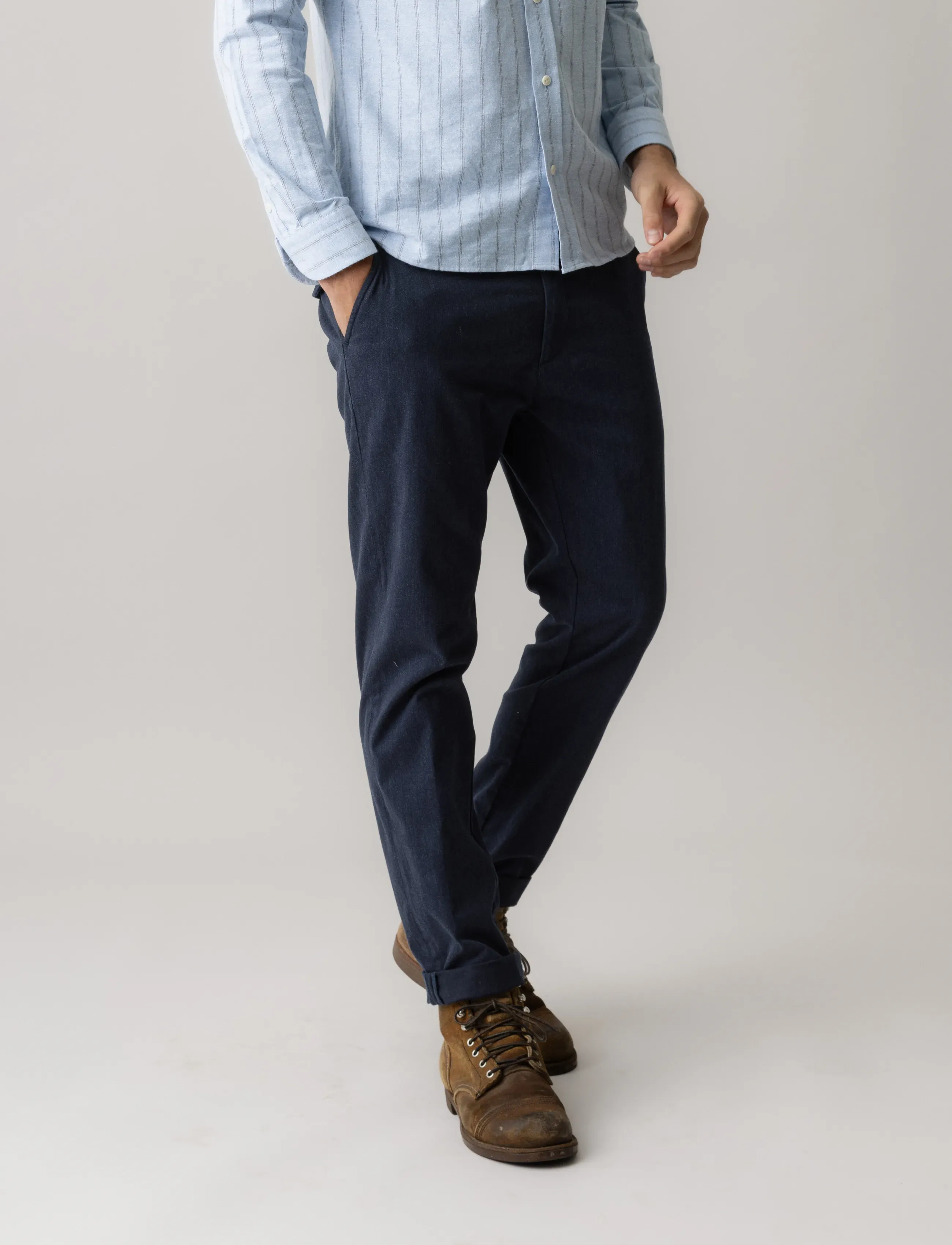 Mos Mosh Gallery - MMGHunt Corvet Flex Pant - vabaajapüksid - salute navy - 3