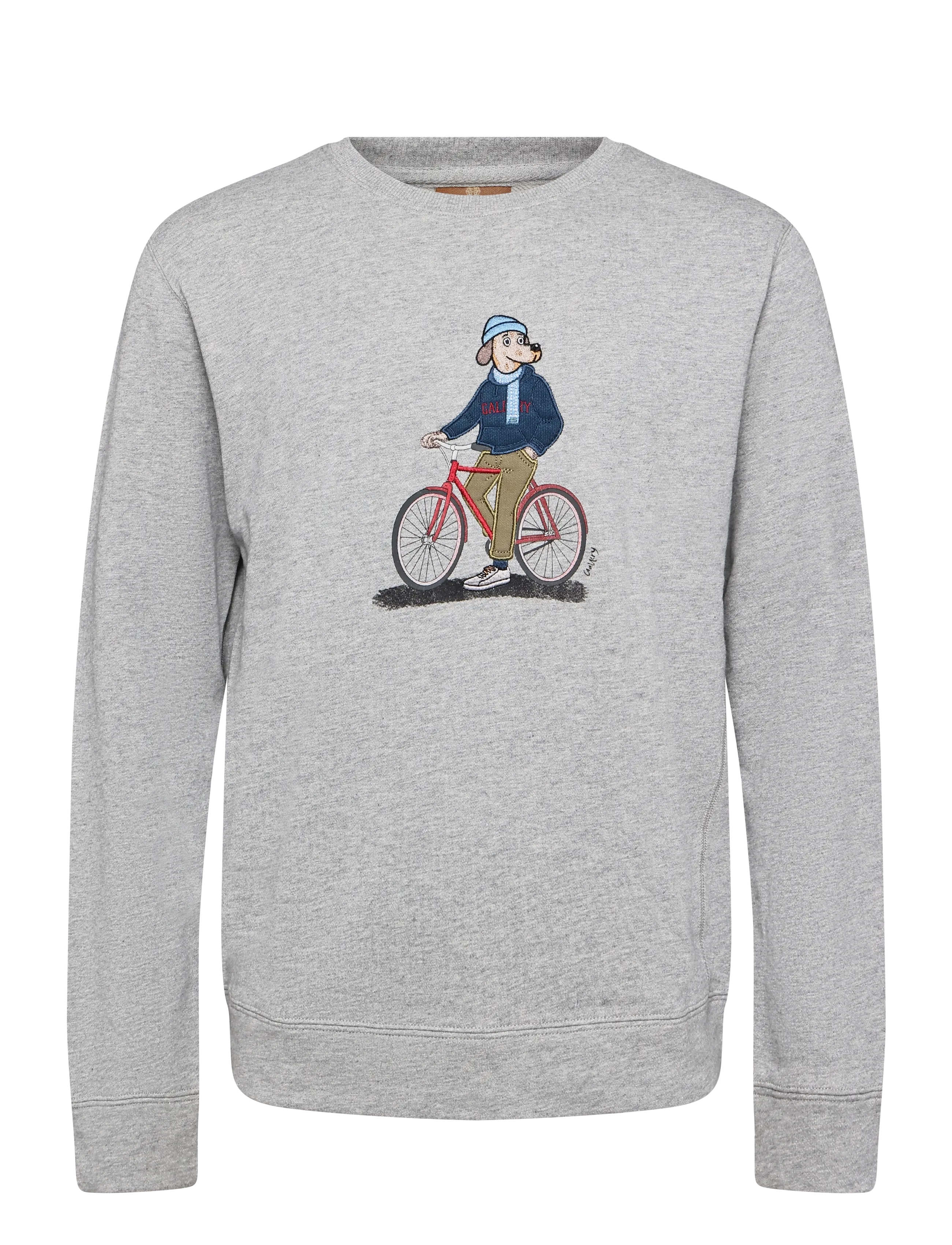 Mos Mosh Gallery MMGLudvig Crew Sweat - Sweatshirts - GREY MELANGE / grey