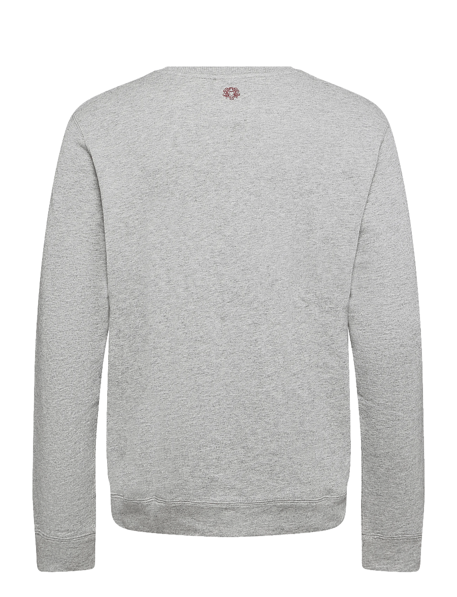 Mos Mosh Gallery - MMGLudvig Crew Sweat - shop by occasion - grey melange - 1