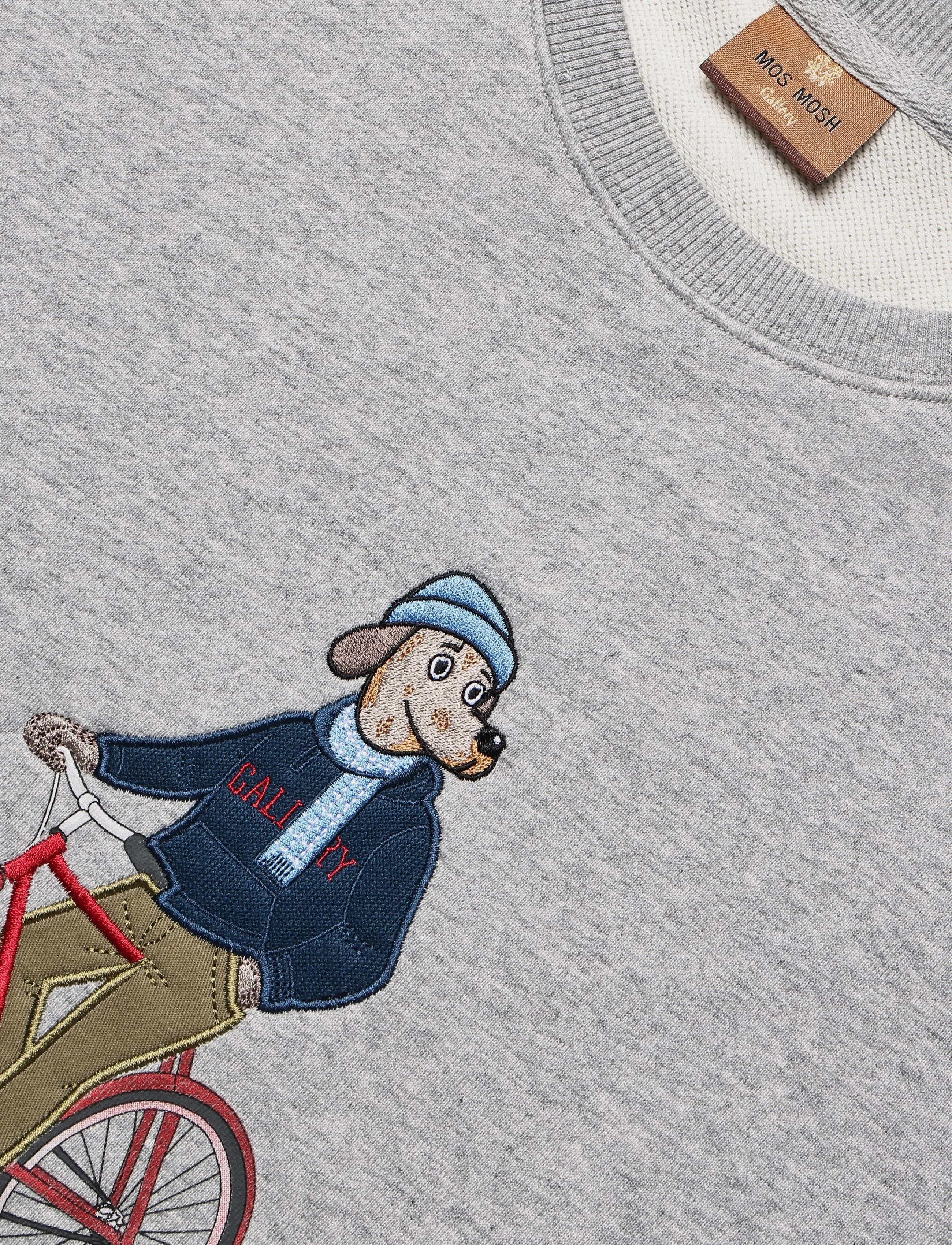 Mos Mosh Gallery - MMGLudvig Crew Sweat - grey melange - 2