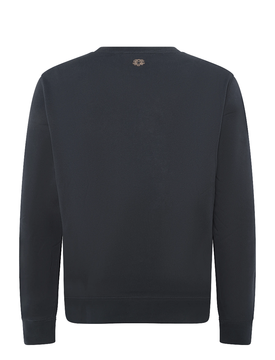 Mos Mosh Gallery - MMGLudvig Crew Sweat - shop efter anledning - salute navy - 1
