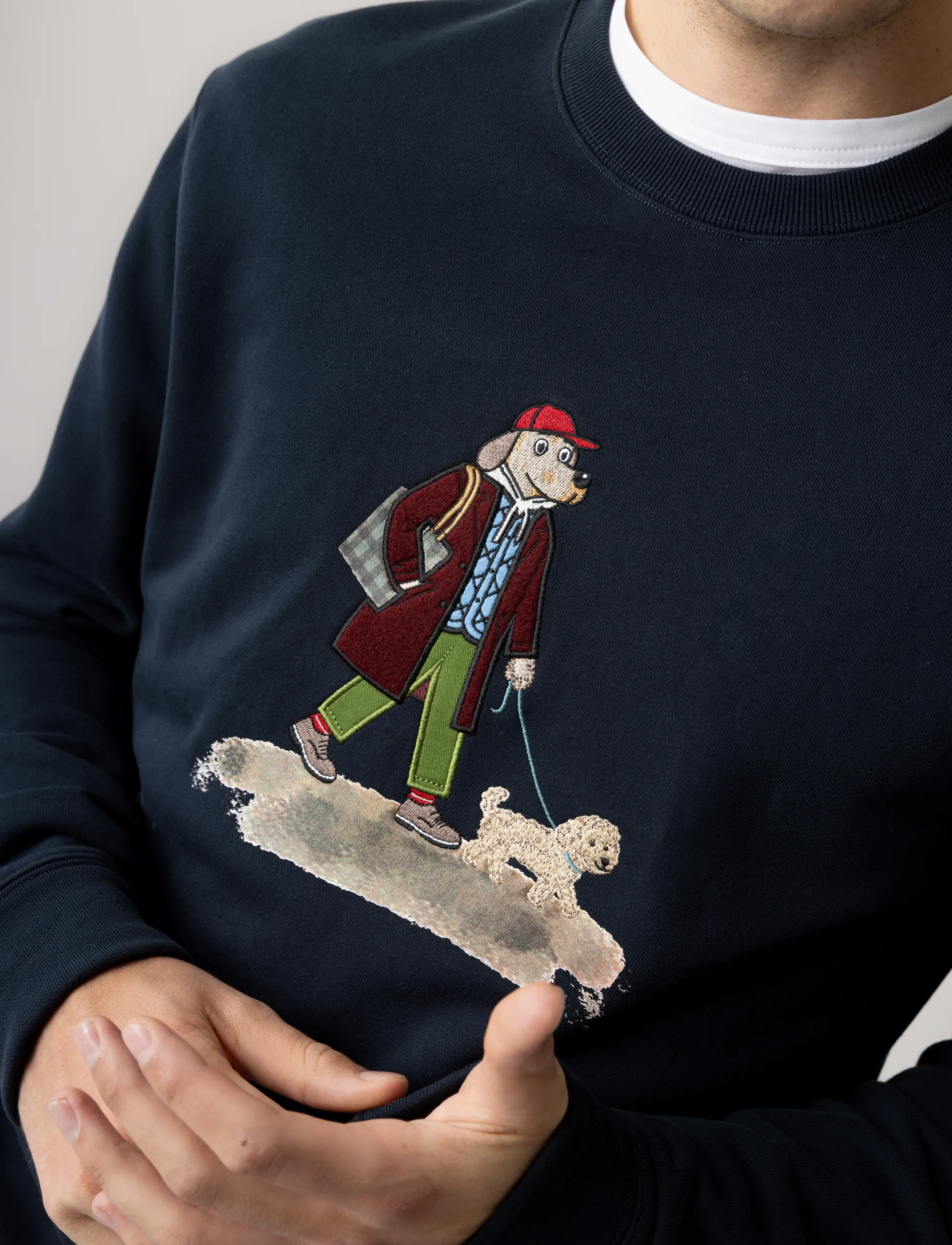 Mos Mosh Gallery Mmgludvig Crew Sweat tröjor herr – bild 2