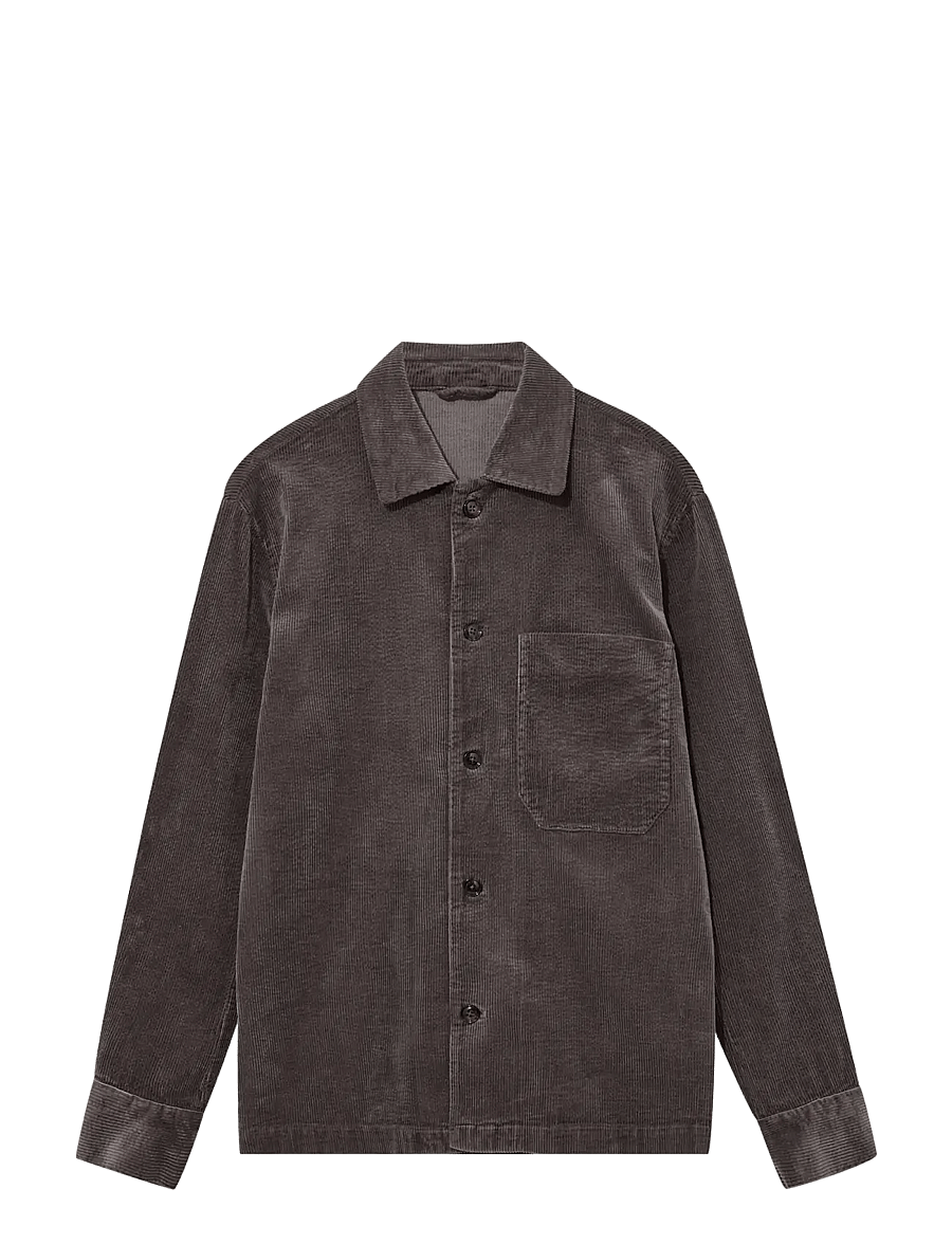 Mos Mosh Gallery - MMGConley Corduroy Overshirt - corduroy shirts - castlerock - 1