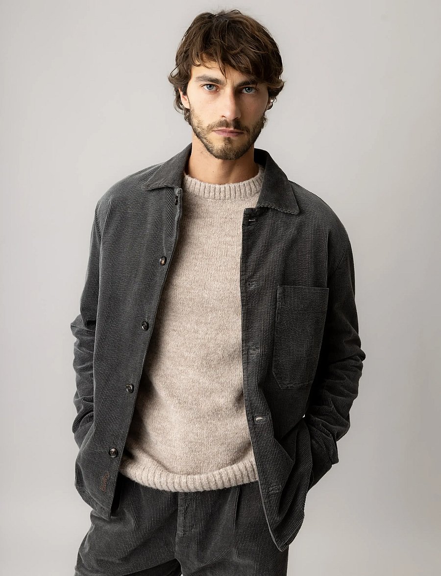 Mos Mosh Gallery - MMGConley Corduroy Overshirt - corduroy shirts - castlerock - 0