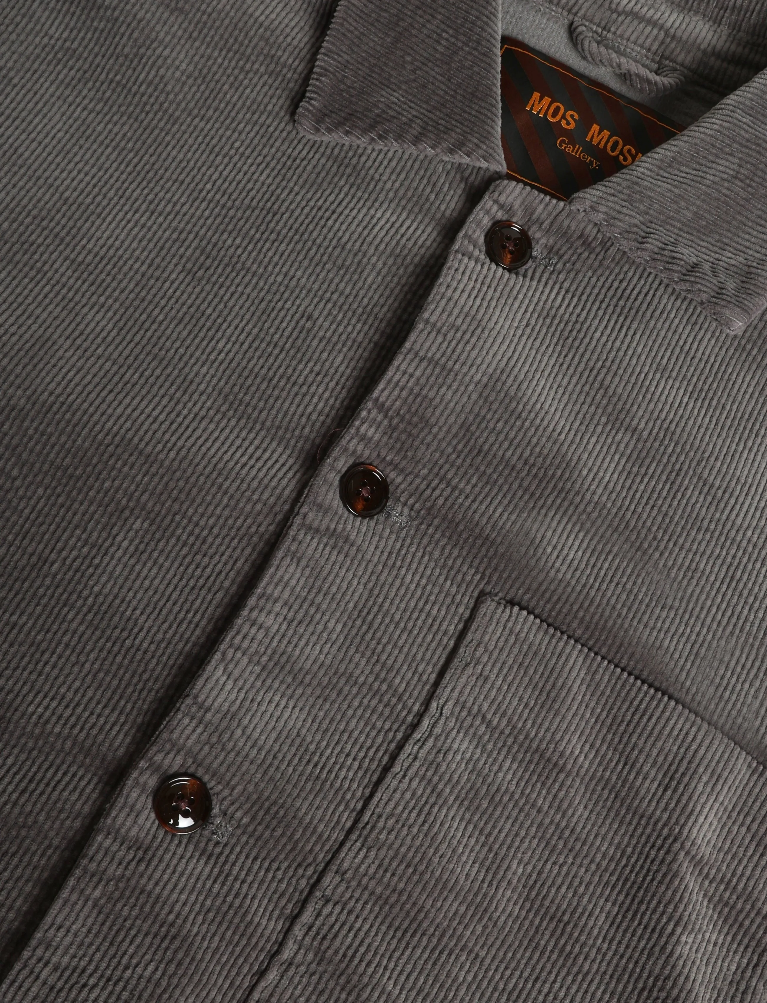 Mos Mosh Gallery - MMGConley Corduroy Overshirt - Überhemden - castlerock - 3