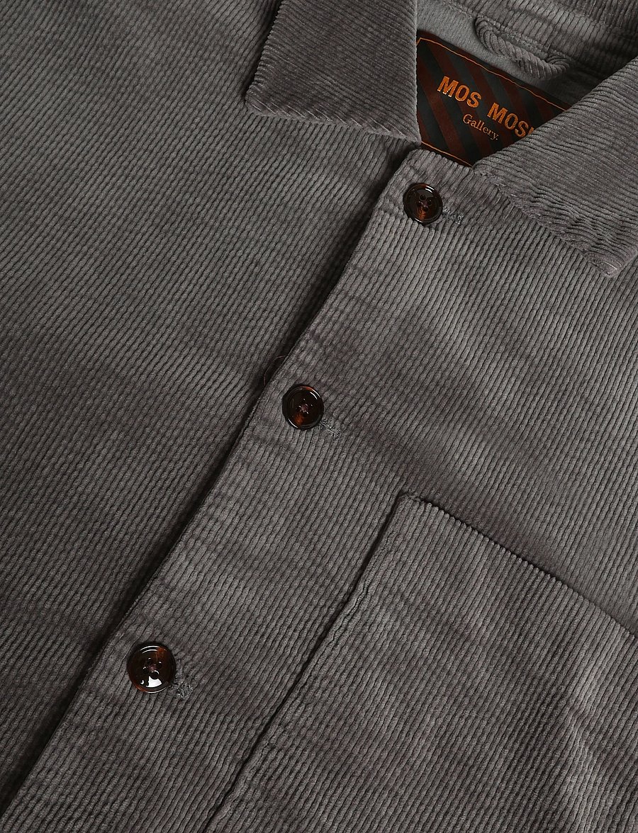Mos Mosh Gallery - MMGConley Corduroy Overshirt - Überhemden - castlerock - 3
