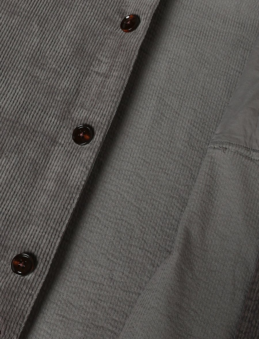 Mos Mosh Gallery - MMGConley Corduroy Overshirt - Überhemden - castlerock - 4