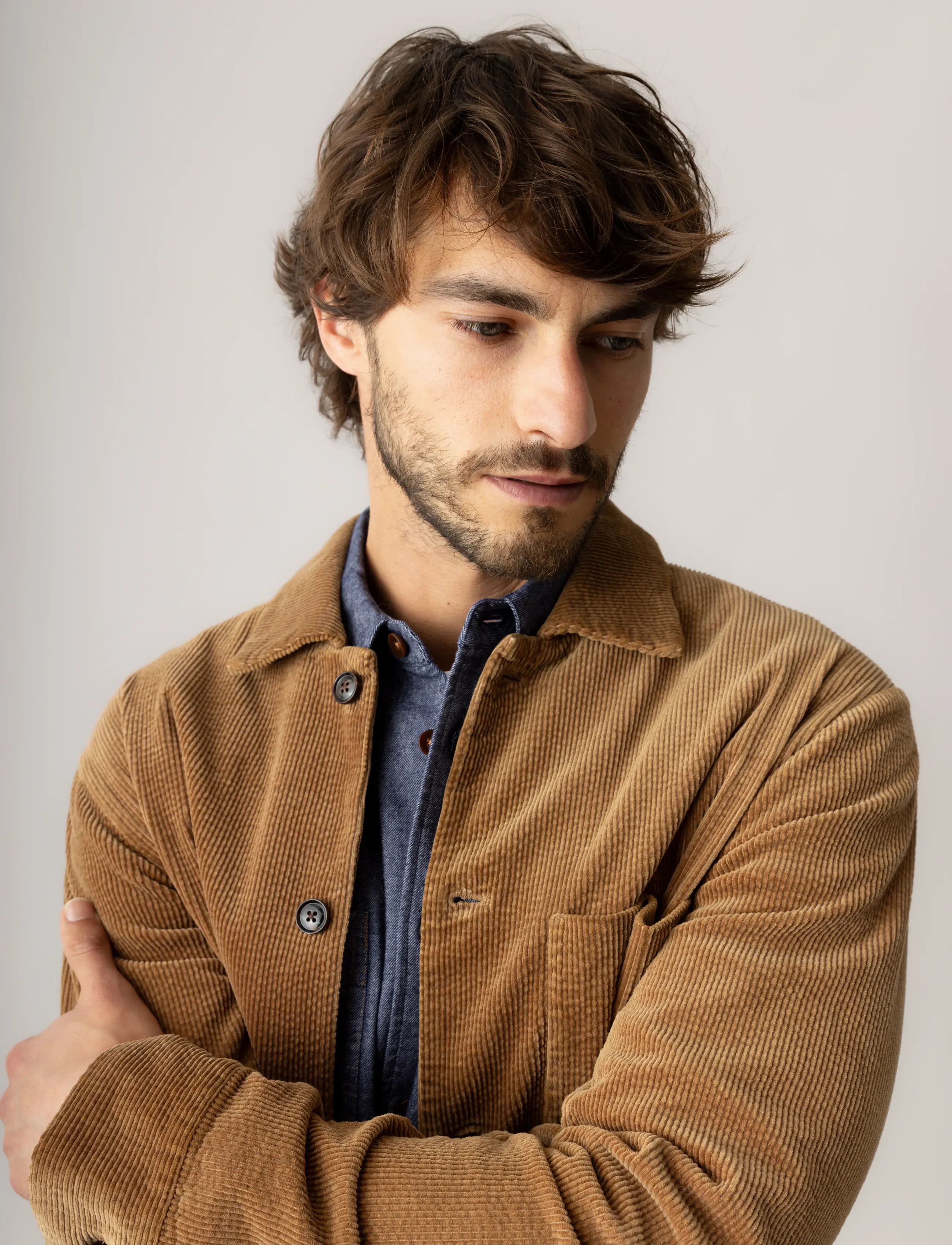 Mos Mosh Gallery - MMGConley Corduroy Overshirt - Überhemden - toffee - 2