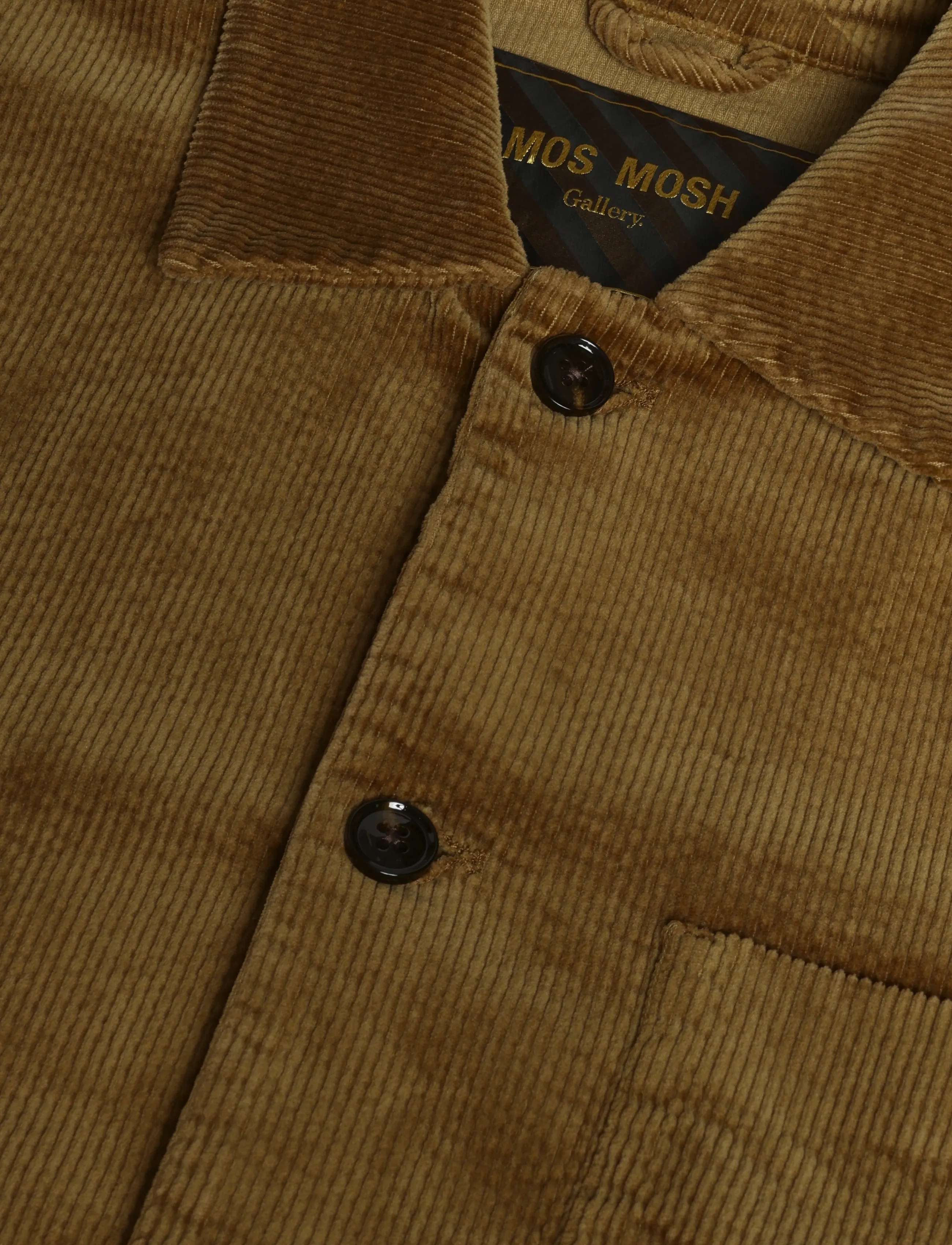 Mos Mosh Gallery - MMGConley Corduroy Overshirt - Überhemden - toffee - 3