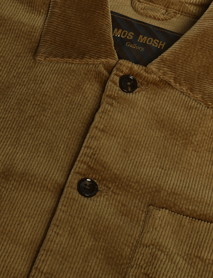 Mos Mosh Gallery - MMGConley Corduroy Overshirt - Überhemden - toffee - 3