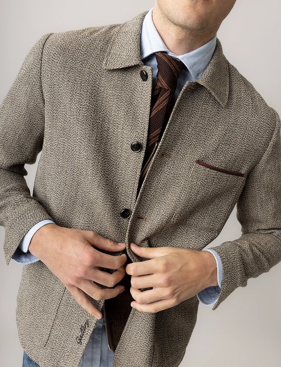 Mos Mosh Gallery - MMGConor Tweed Jacket - vinterjackor - toffee - 0