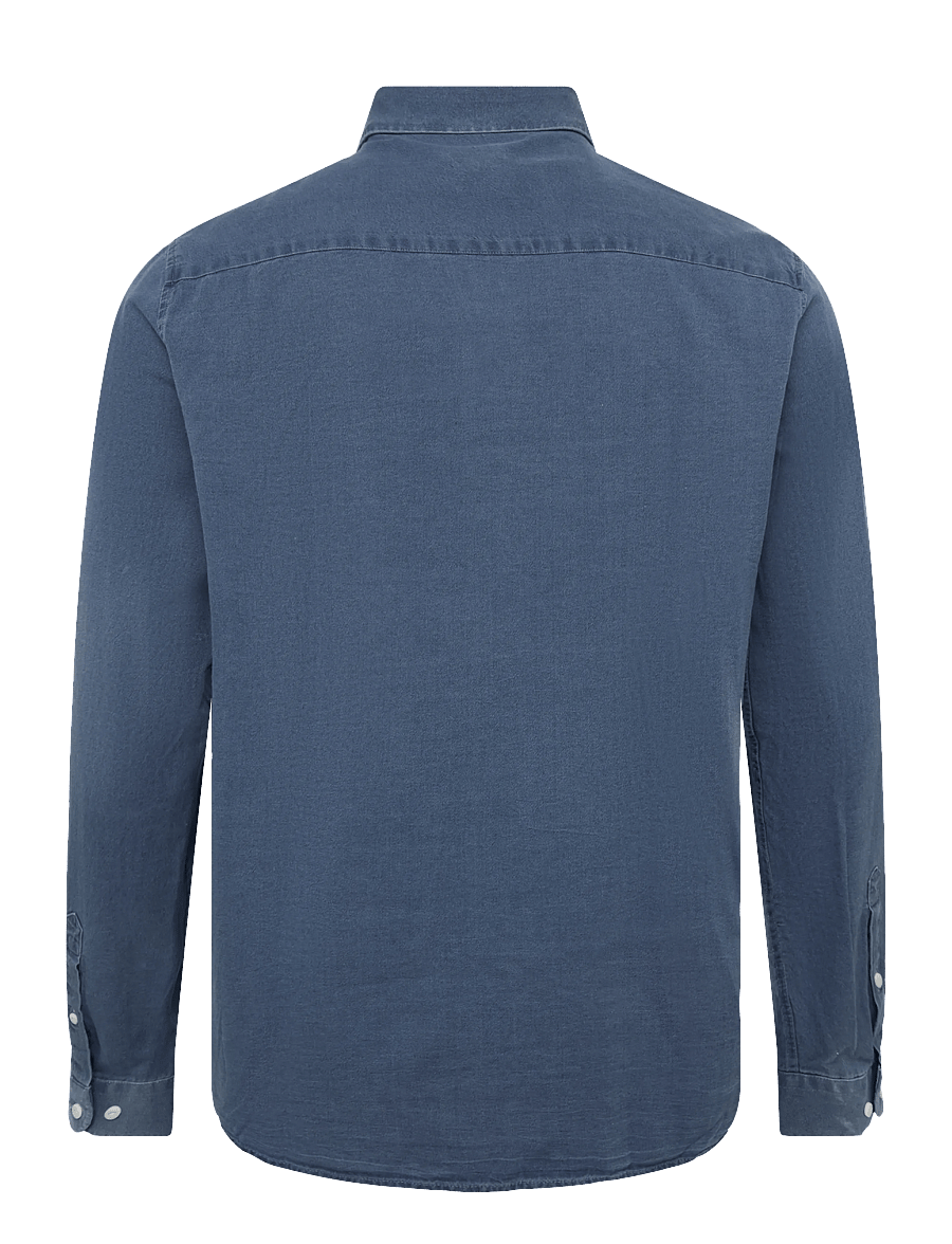 Mos Mosh Gallery - MMGMarco Oxford Indigo Shirt - oxford skjorter - indigo blue - 1