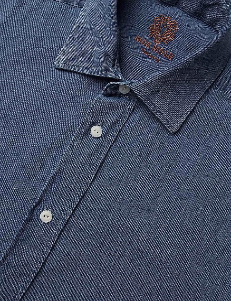 Mos Mosh Gallery - MMGMarco Oxford Indigo Shirt - oxford skjorter - indigo blue - 2