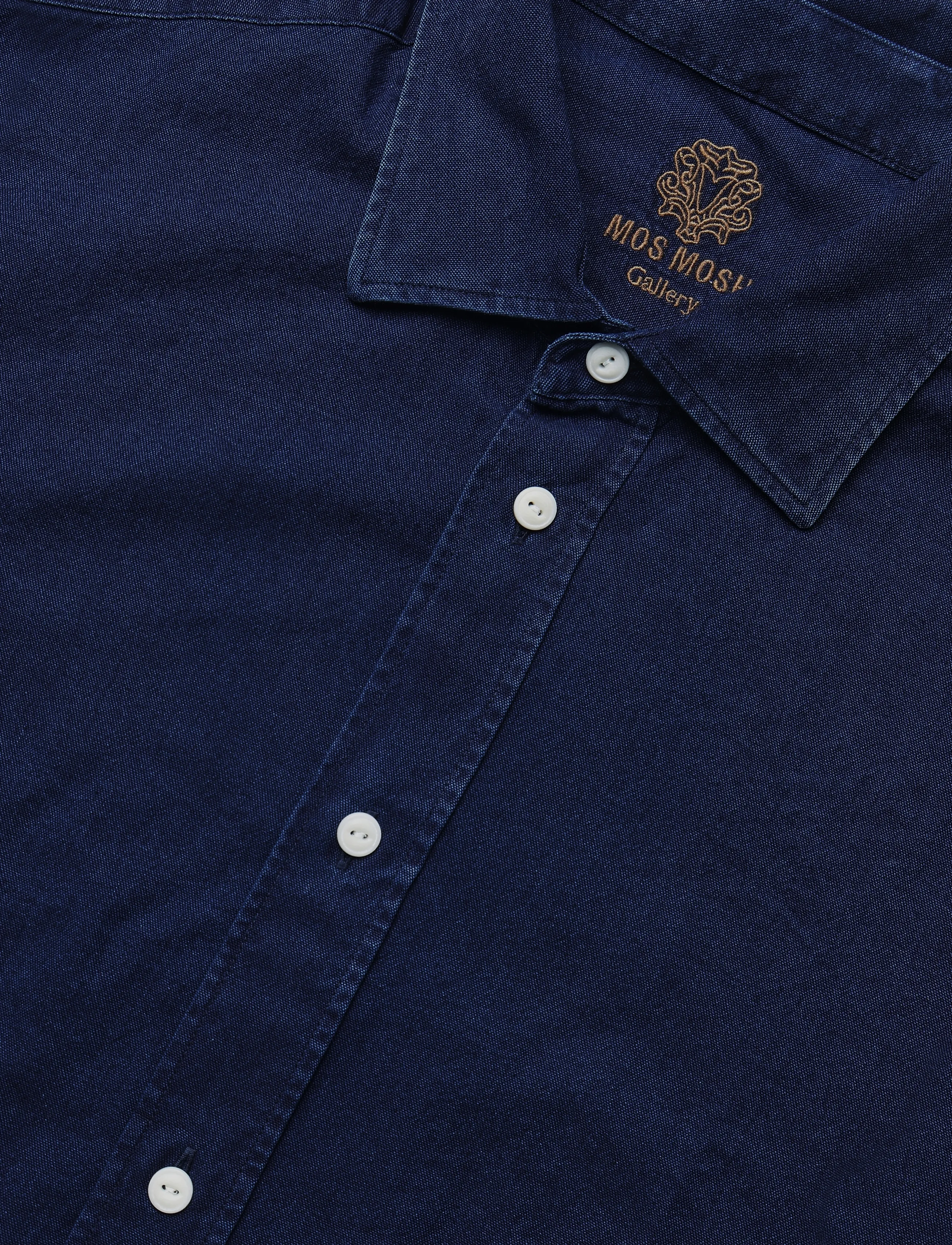 Mos Mosh Gallery - MMGMarco Oxford Indigo Shirt - oxfordi särgid - indigo navy - 2