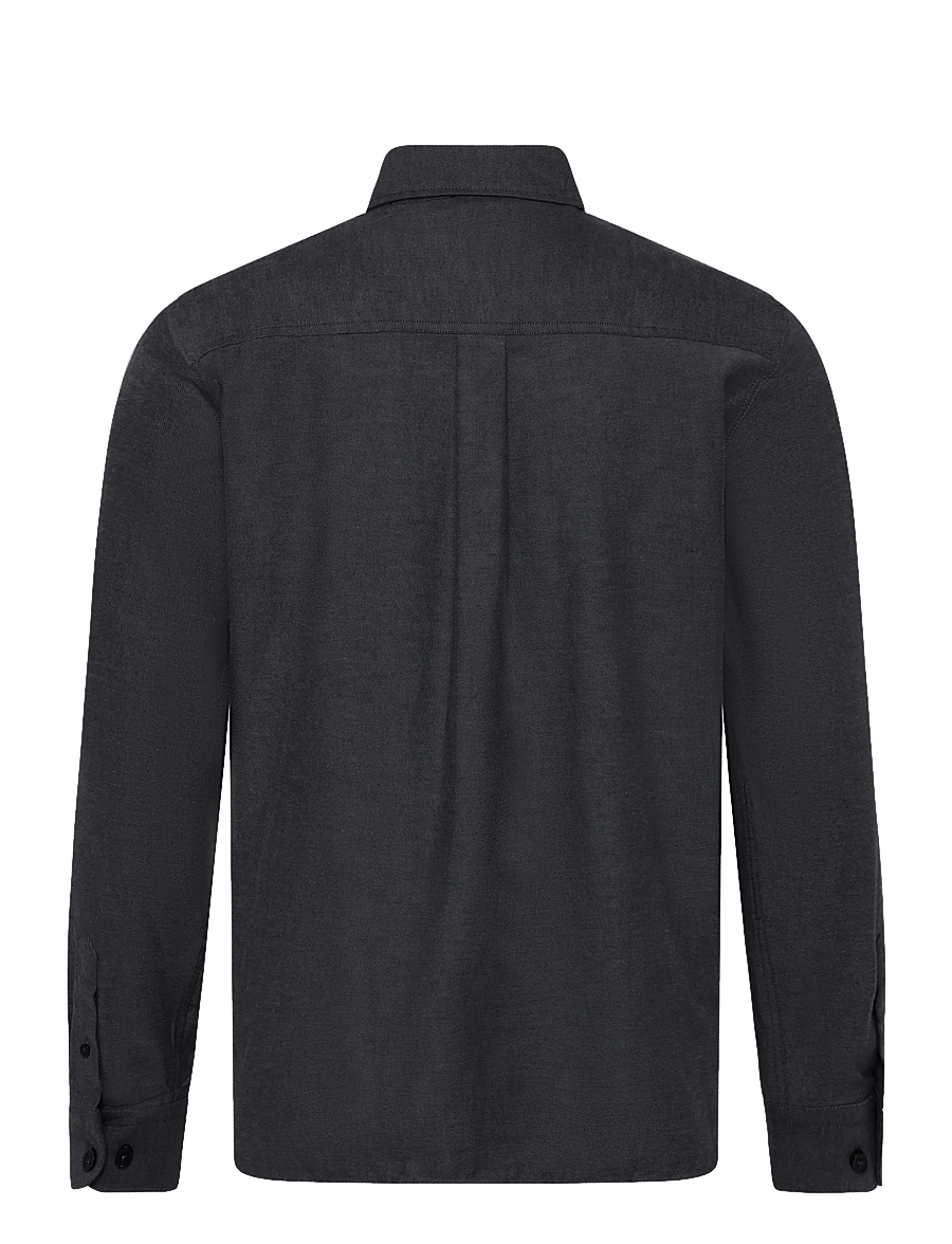Mos Mosh Gallery - MMGMarco Flannel Shirt - flannel-skjorter - grey melange - 1