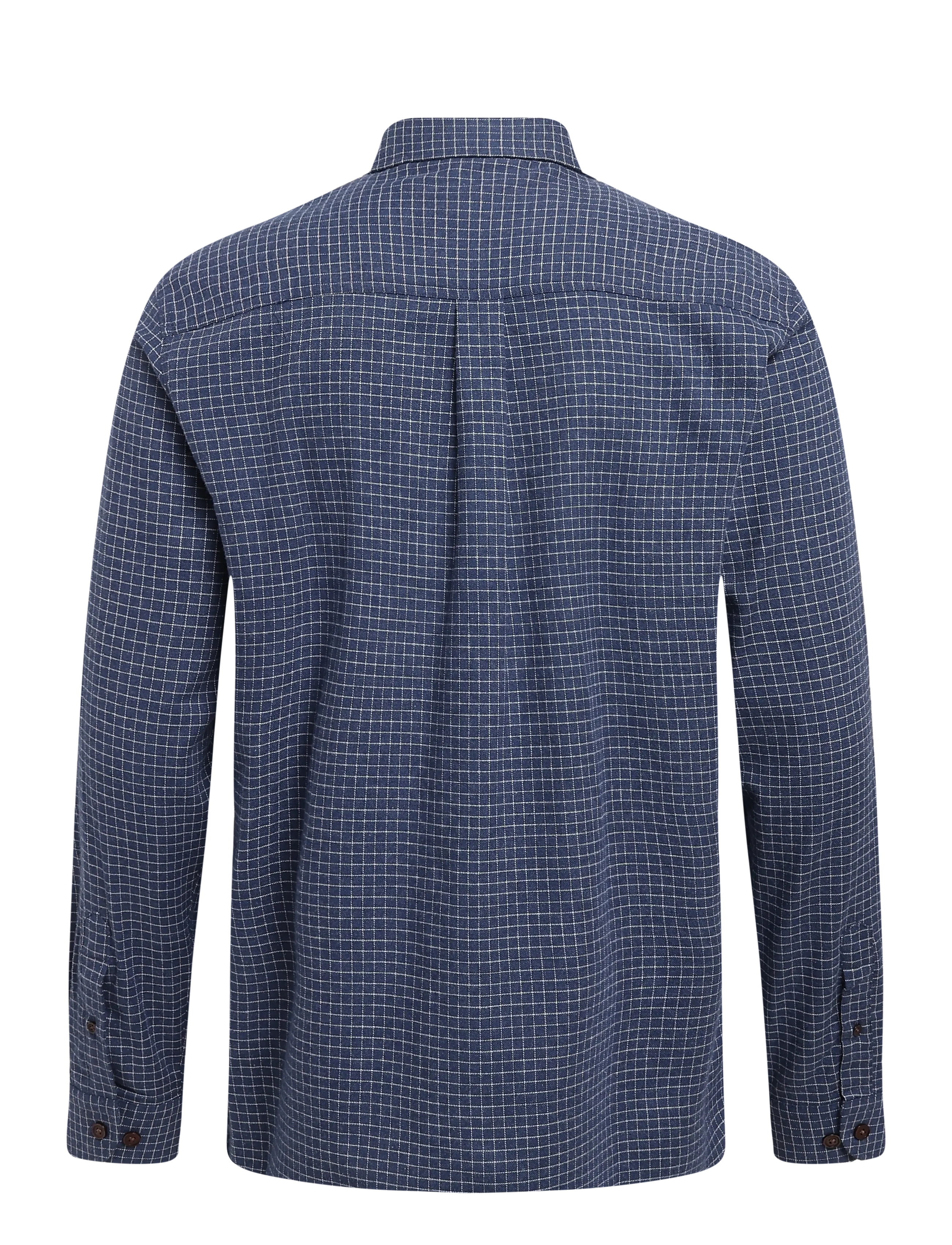 Mos Mosh Gallery - MMGMarco Flannel Shirt - flannel shirts - navy check - 1