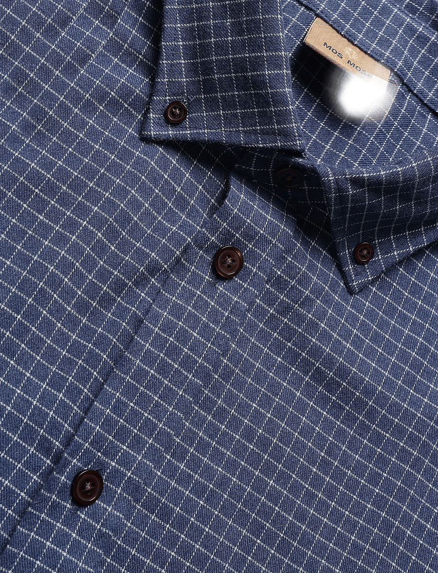Mos Mosh Gallery - MMGMarco Flannel Shirt - flanellsärgid - navy check - 2