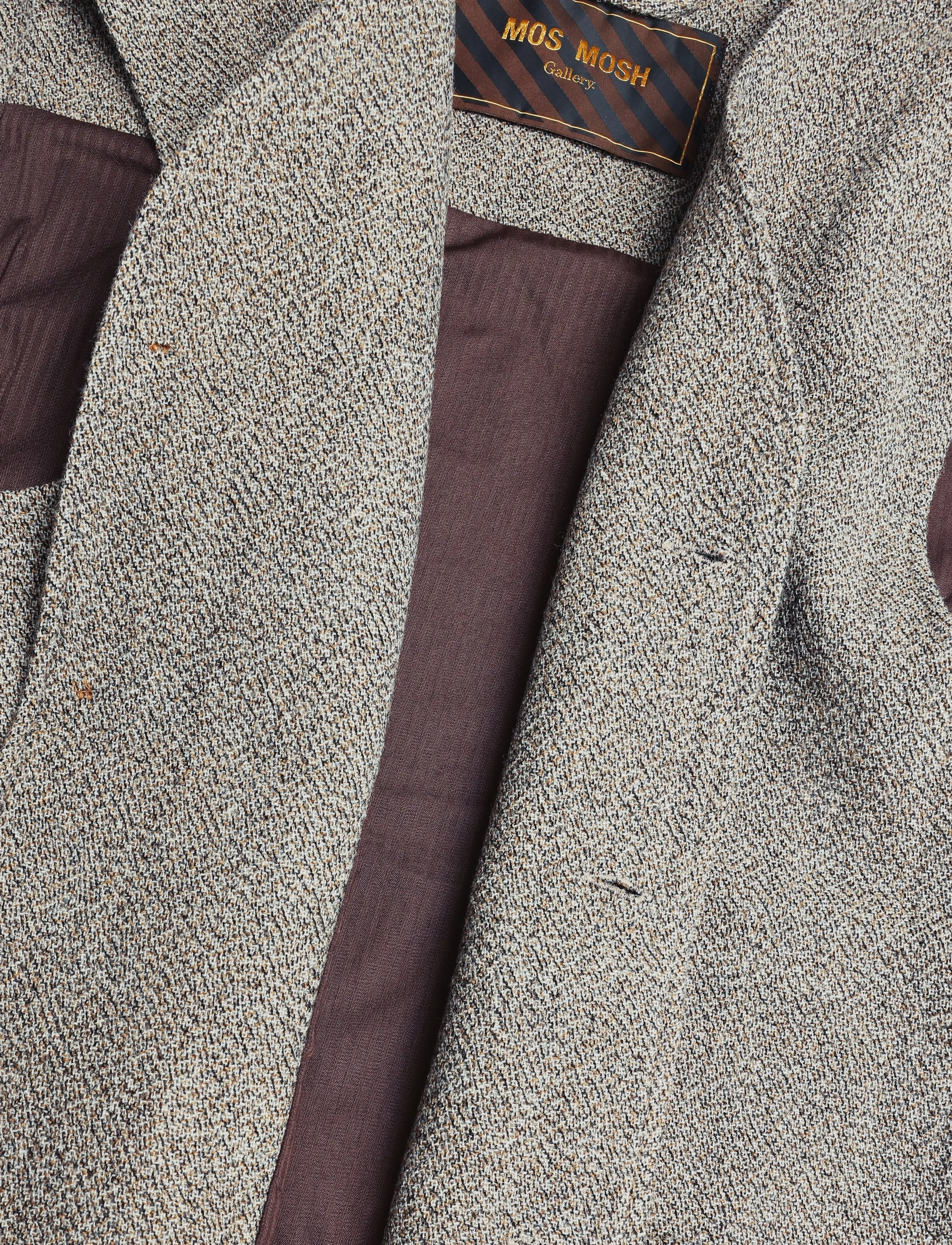 Mos Mosh Gallery - MMGConor Tweed Waistcoat - toffee - 2