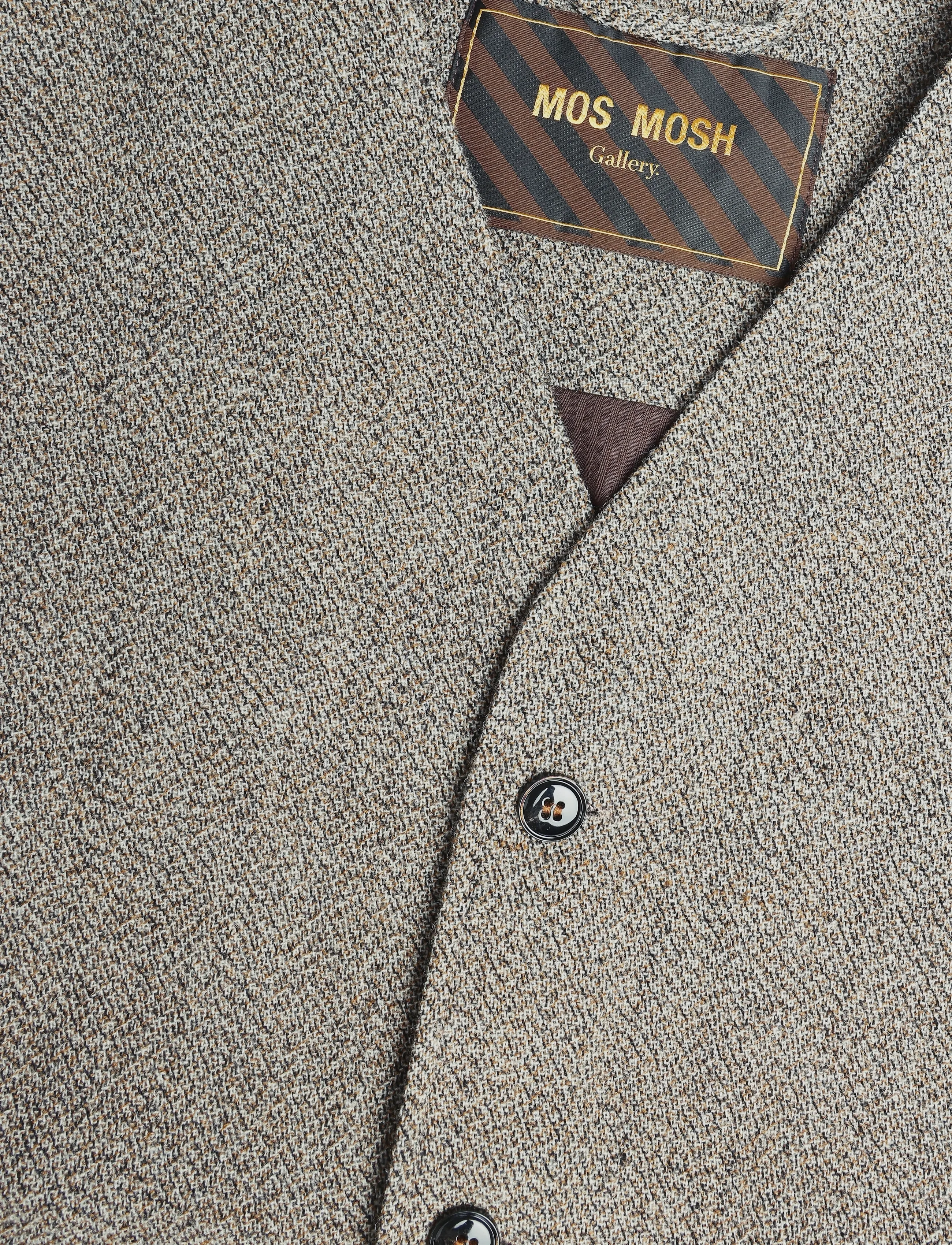 Mos Mosh Gallery - MMGConor Tweed Waistcoat - toffee - 3