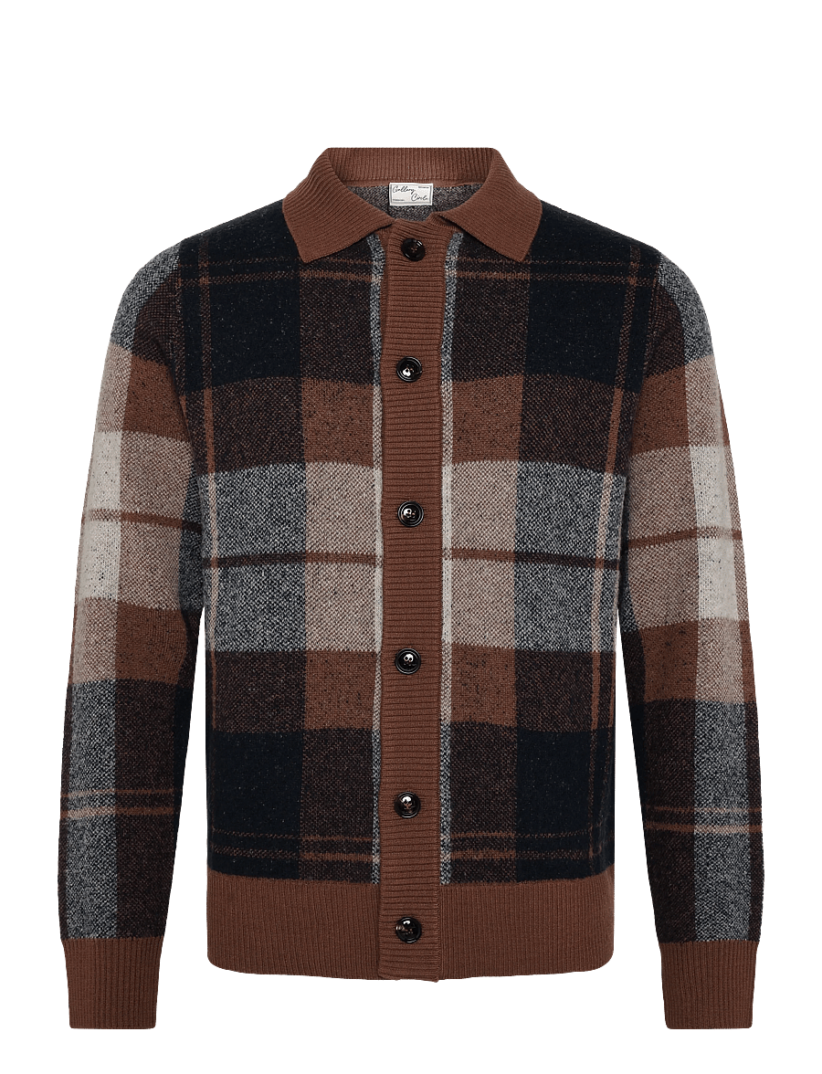 Mos Mosh Gallery - MMGWando Cardigan Knit - kardiganid - cocoa brown - 0