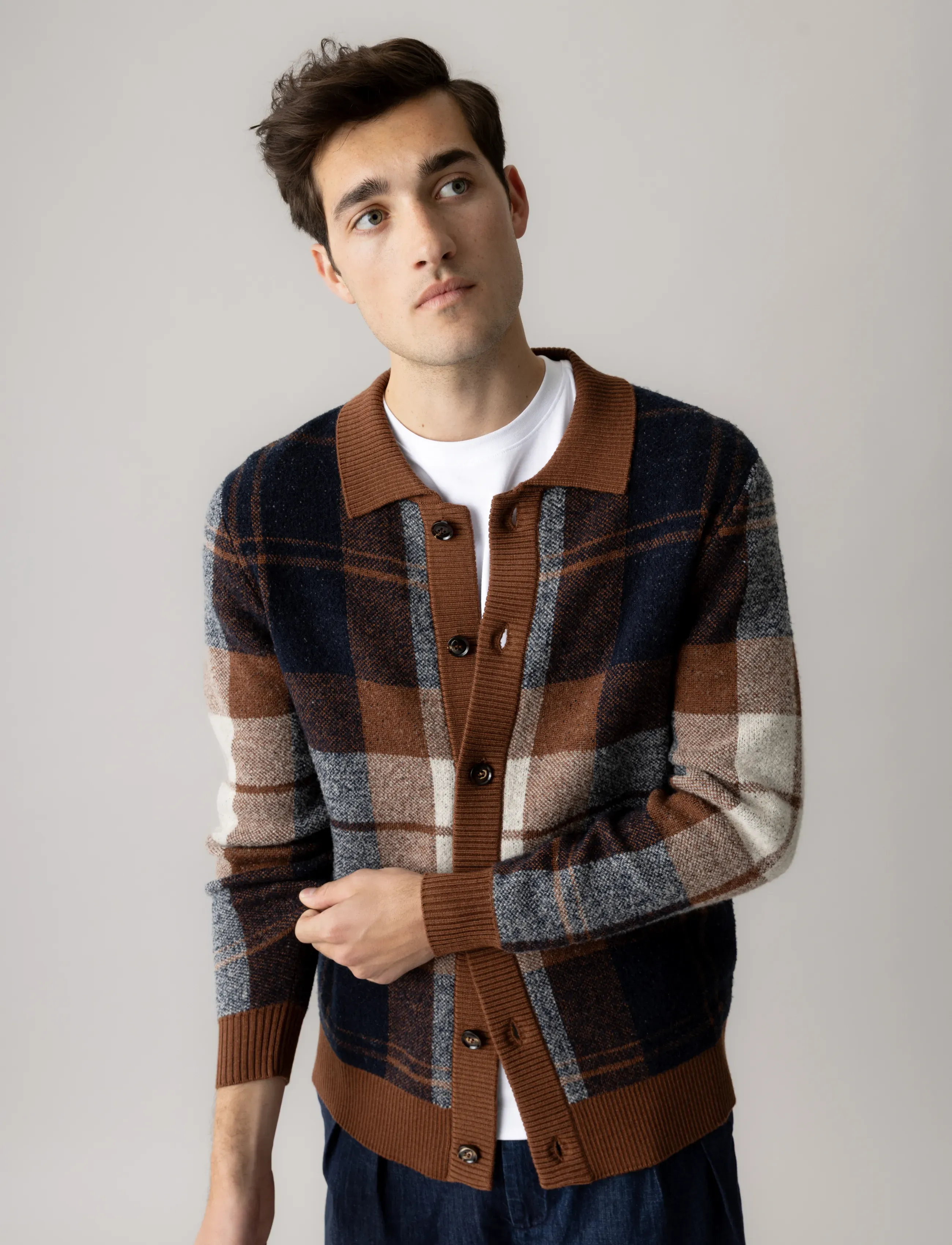 Mos Mosh Gallery Mmgwando Cardigan Knit herr – bild 2