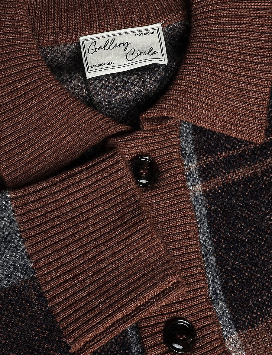 Mos Mosh Gallery - MMGWando Cardigan Knit - kardiganid - cocoa brown - 2