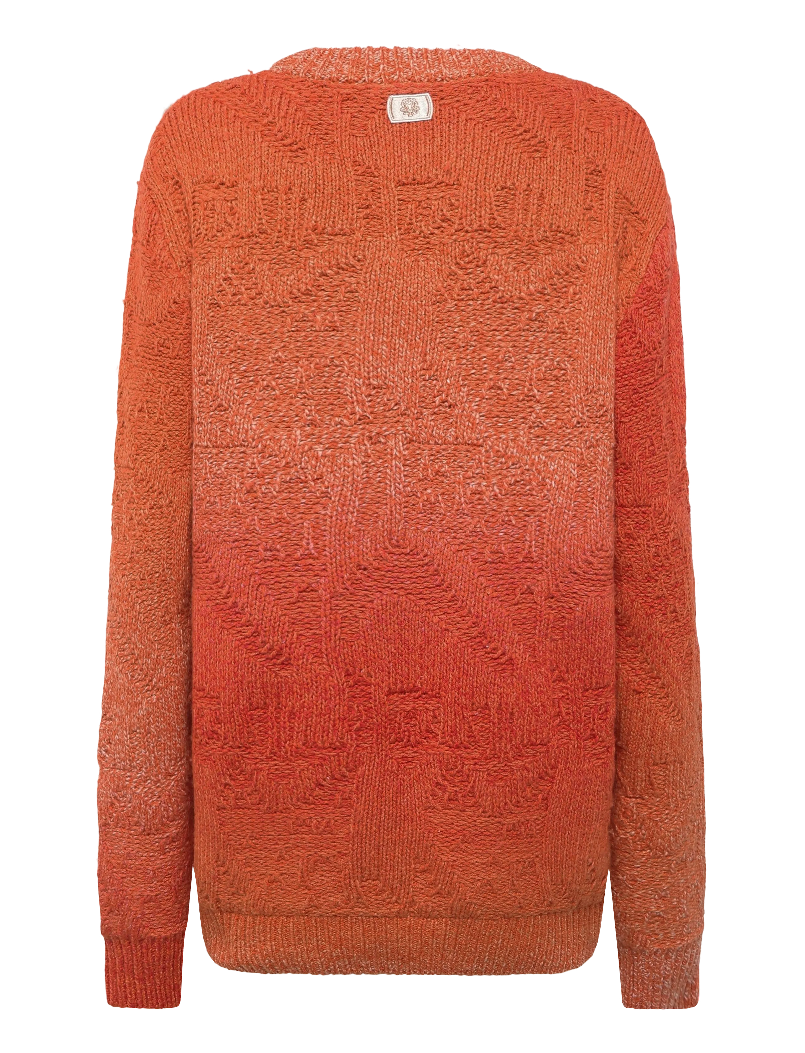 Mos Mosh Gallery Mmgmauro Faded Crew Neck Knit stickade tröjor herr – bild 2