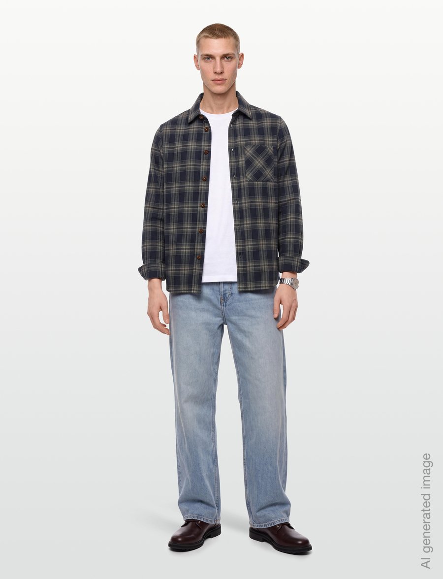 Mos Mosh Gallery - MMGDavid Bruse Overshirt - Überhemden - salute navy - 0