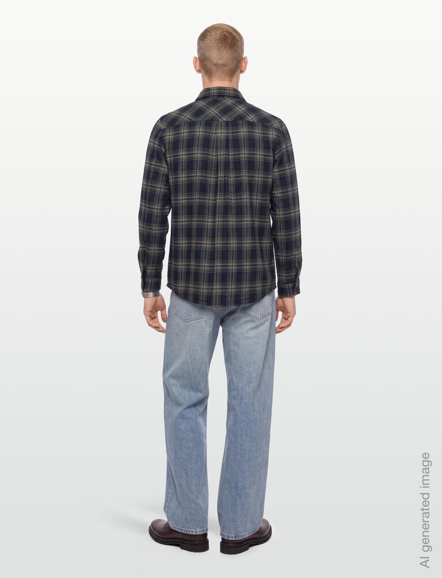 Mos Mosh Gallery - MMGDavid Bruse Overshirt - Überhemden - salute navy - 4