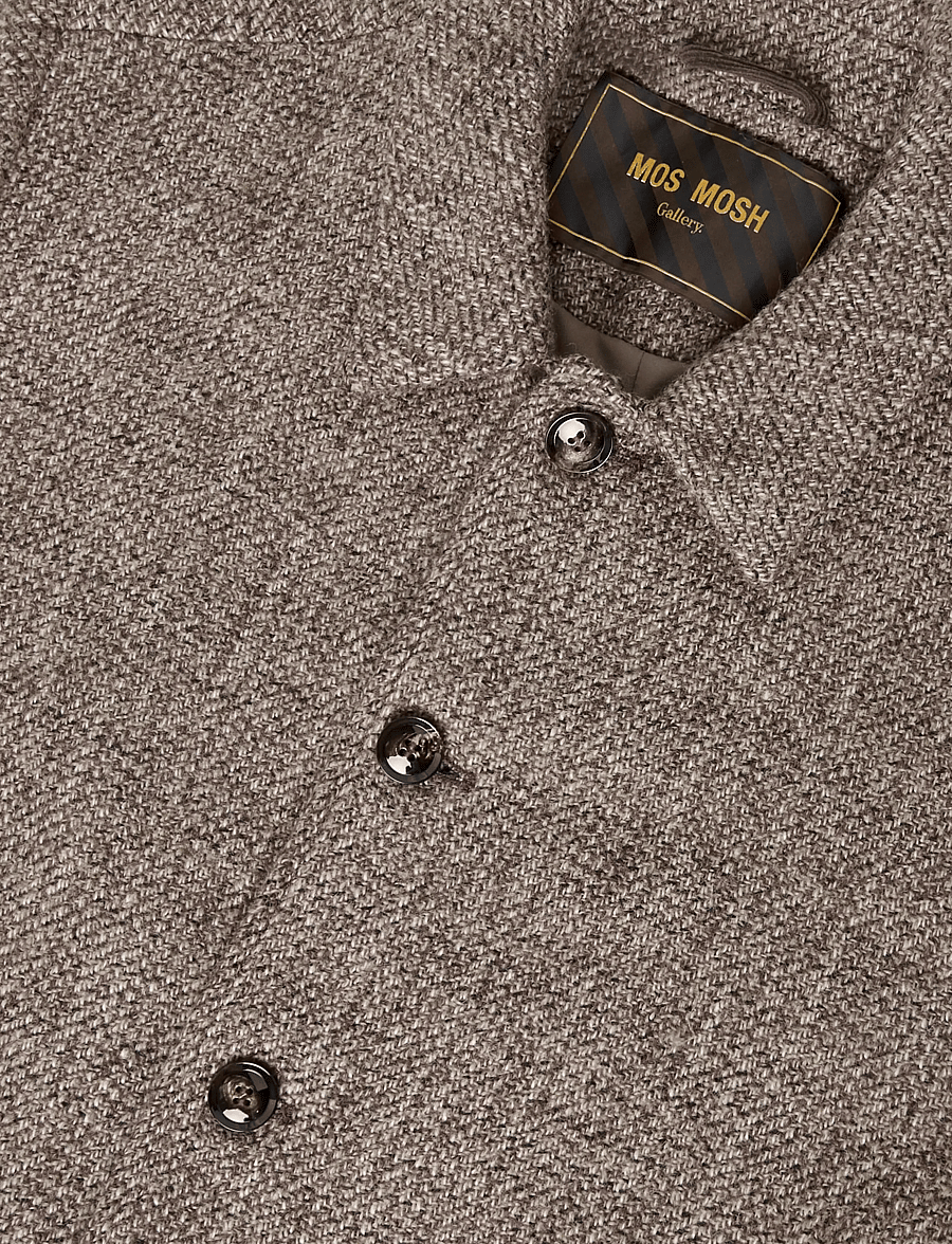 Mos Mosh Gallery - MMGBarkley Tweed Coat - vinterjakker - chocolate brown melange - 4